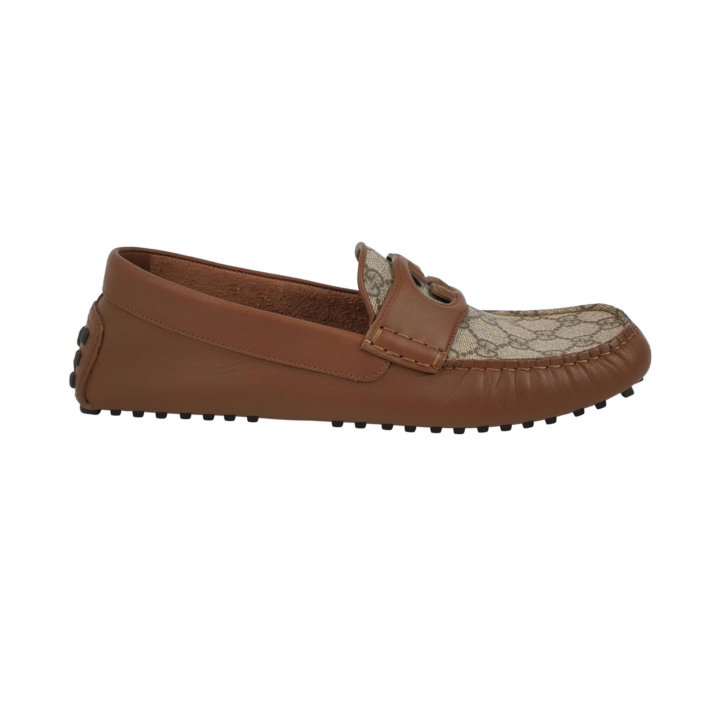 Gucci Gucci Interlocking G GG Canvas Loafers Size 42 Size US 9 / EU 42 - 2 Thumbnail