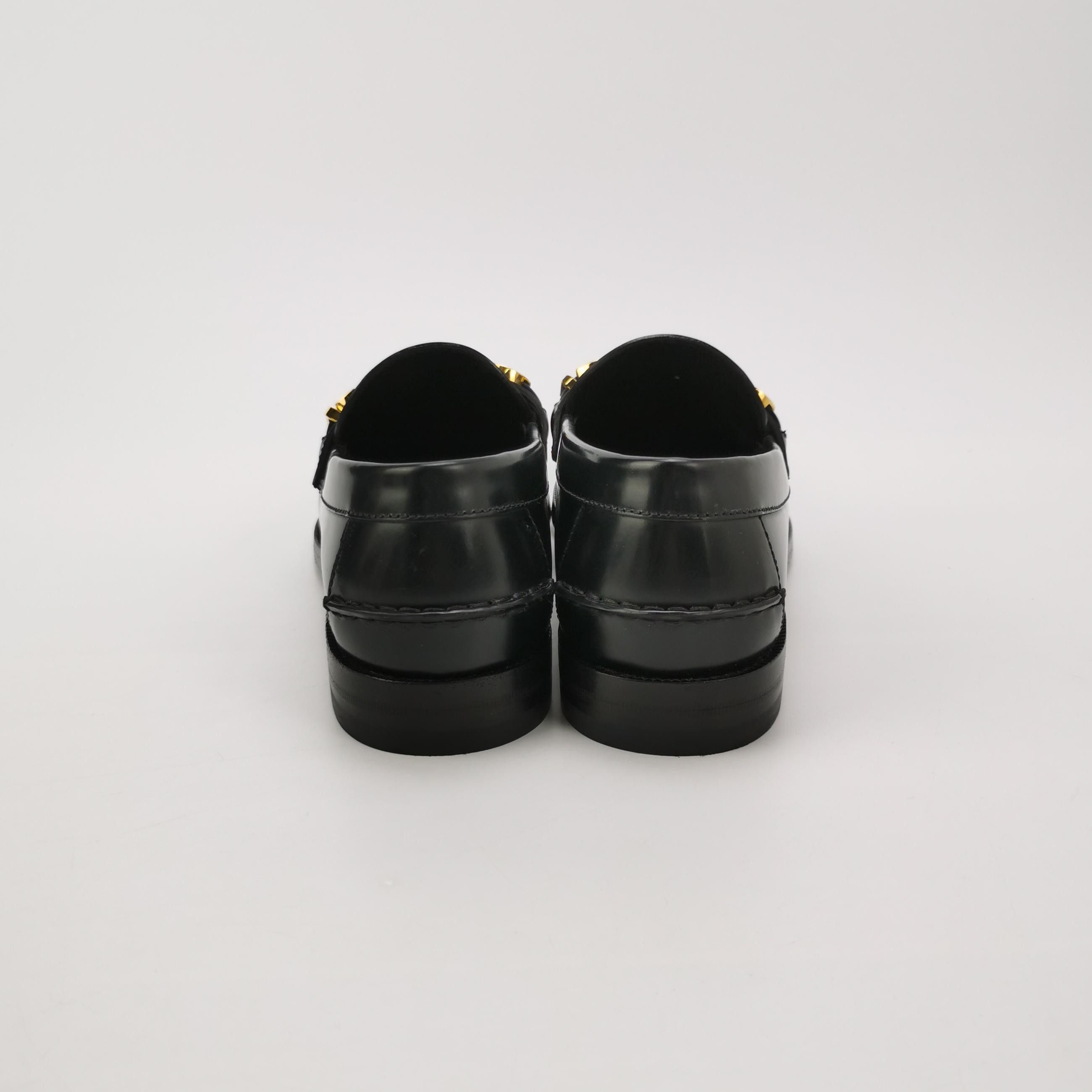 Gucci Gucci Gold Logo Leather Loafers Size 8.5 Size US 9 / EU 42 - 5 Thumbnail