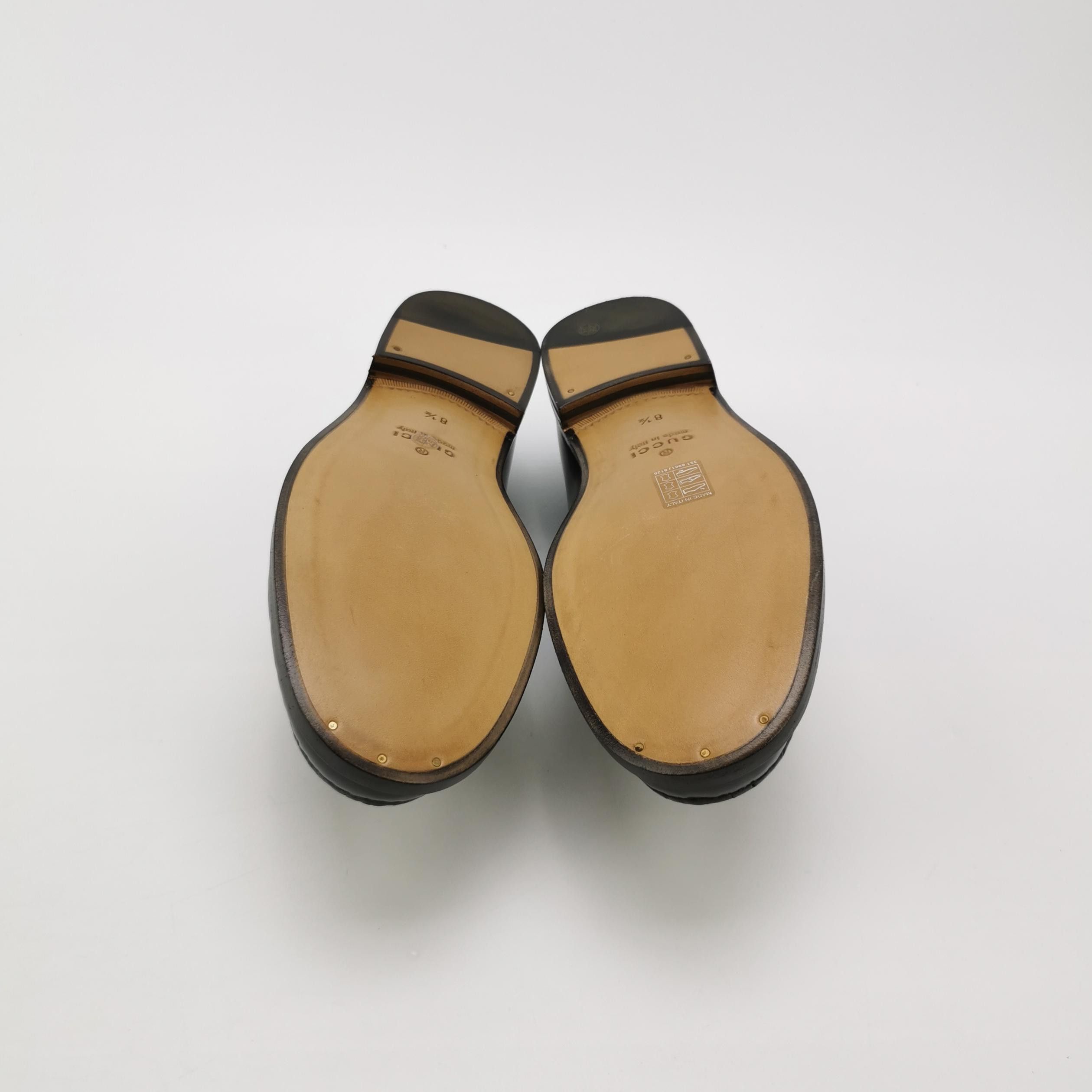 Gucci Gucci Gold Logo Leather Loafers Size 8.5 Size US 9 / EU 42 - 6 Thumbnail