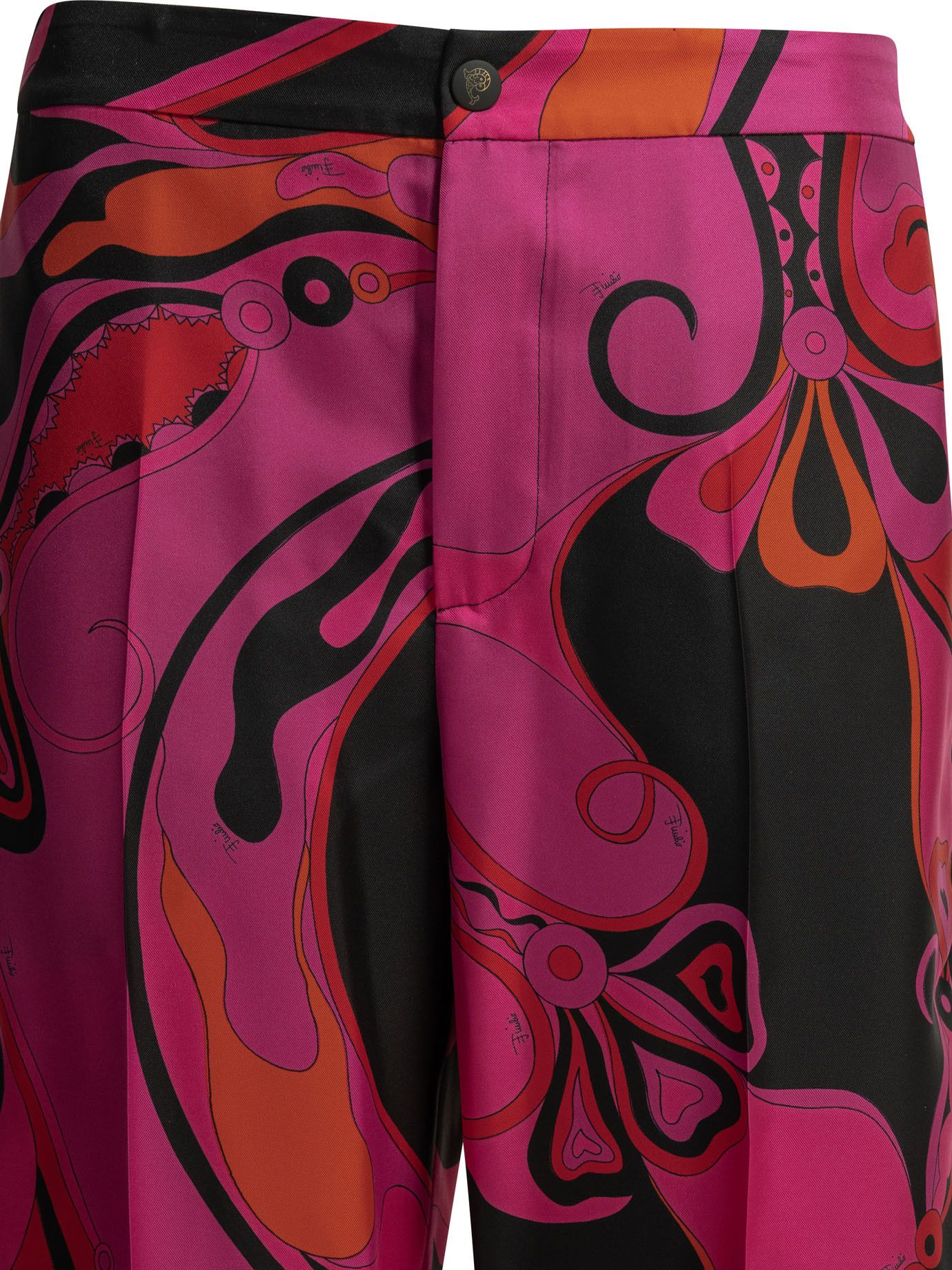 Emilio Pucci Pucci Orchidee Casual Pants tag size M Women - USA Duties Paid Size 30" / US 8 / IT 44 - 3 Thumbnail