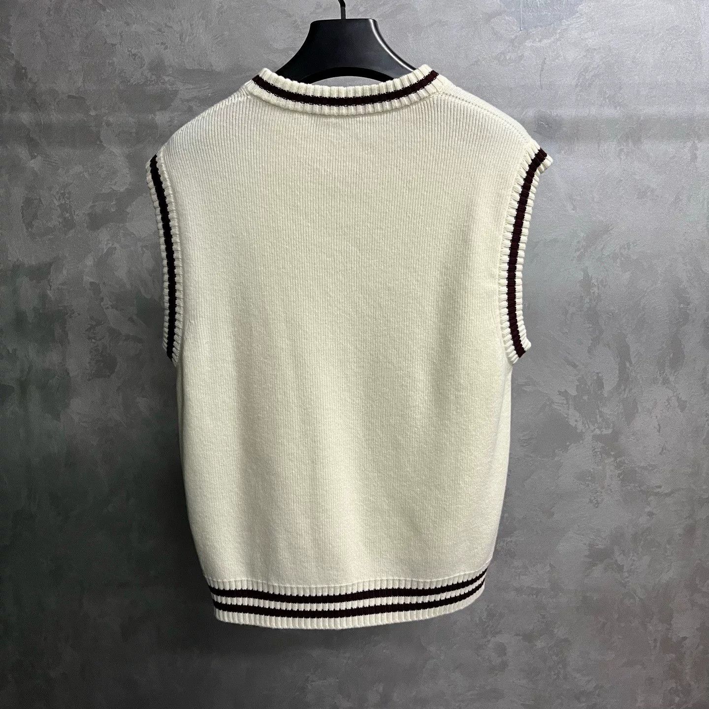 Louis Vuitton Louis Vuitton Wool Cotton White Tank Top m Men Size US M / EU 48-50 / 2 - 2 Thumbnail