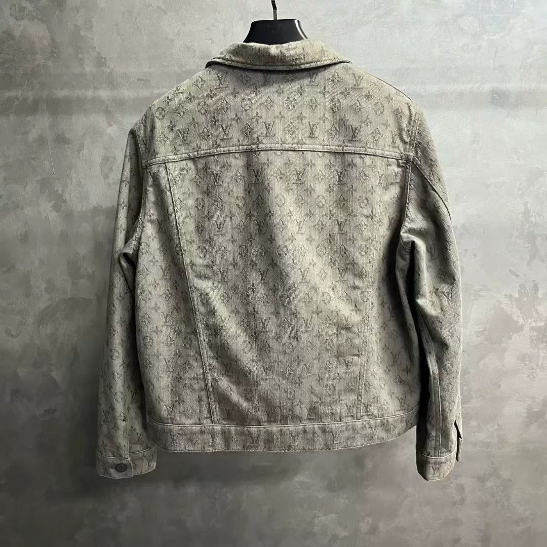Louis Vuitton Louis Vuitton Denim Brown Light Jacket s Men Size US S / EU 44-46 / 1 - 3 Thumbnail