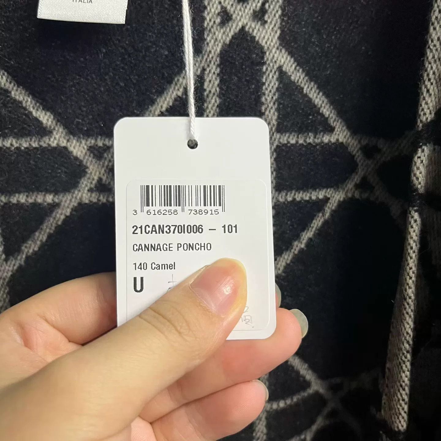 Dior Dior Retro Plaid Scarf one size Men Size ONE SIZE - 4 Thumbnail