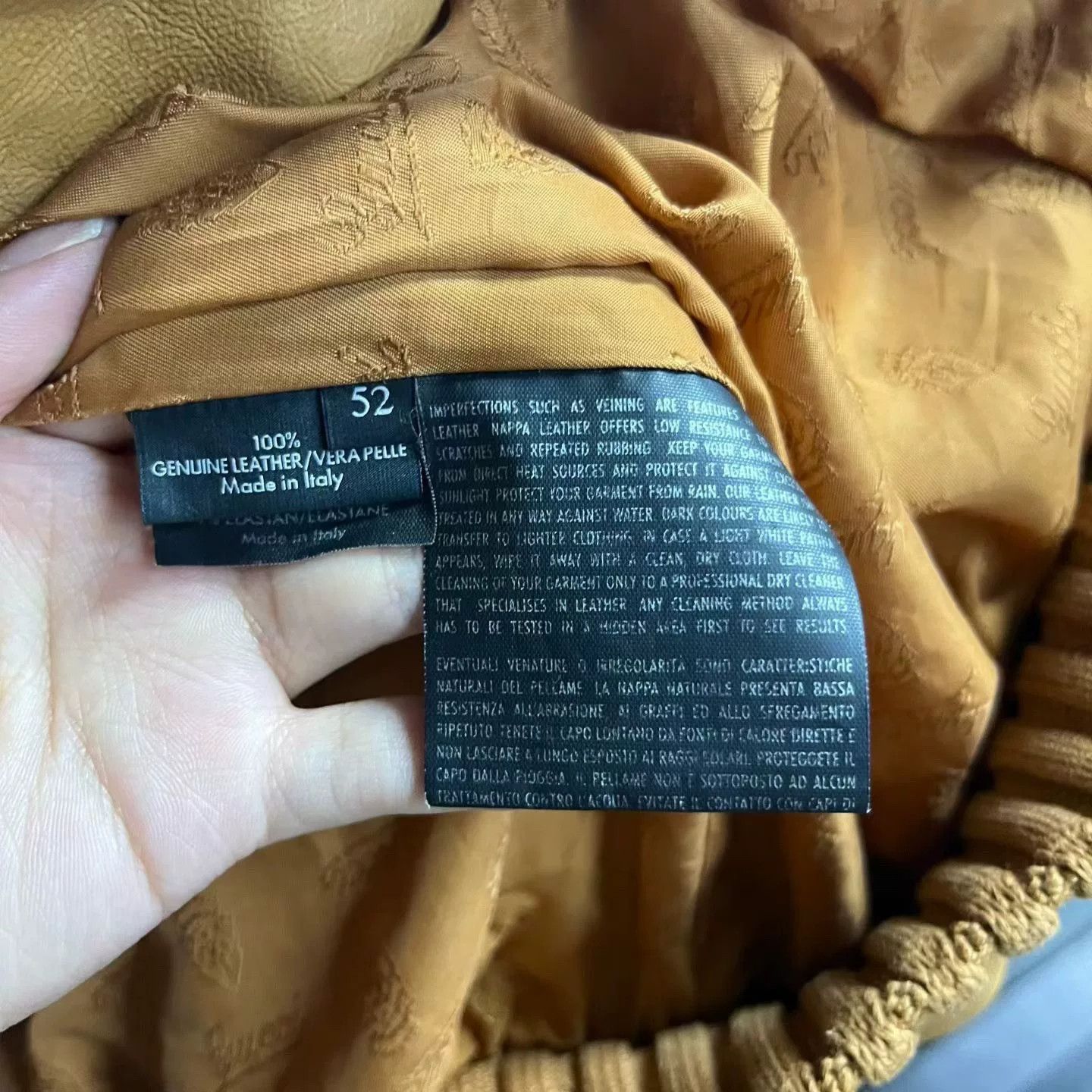 Gucci Gucci Printed Graphic Brown Leather Jacket l Men Size US L / EU 52-54 / 3 - 4 Thumbnail