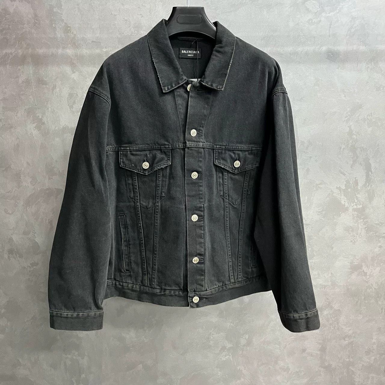 Balenciaga Balenciaga Denim Black Light Jacket m Men Size US M / EU 48-50 / 2 - 2 Thumbnail