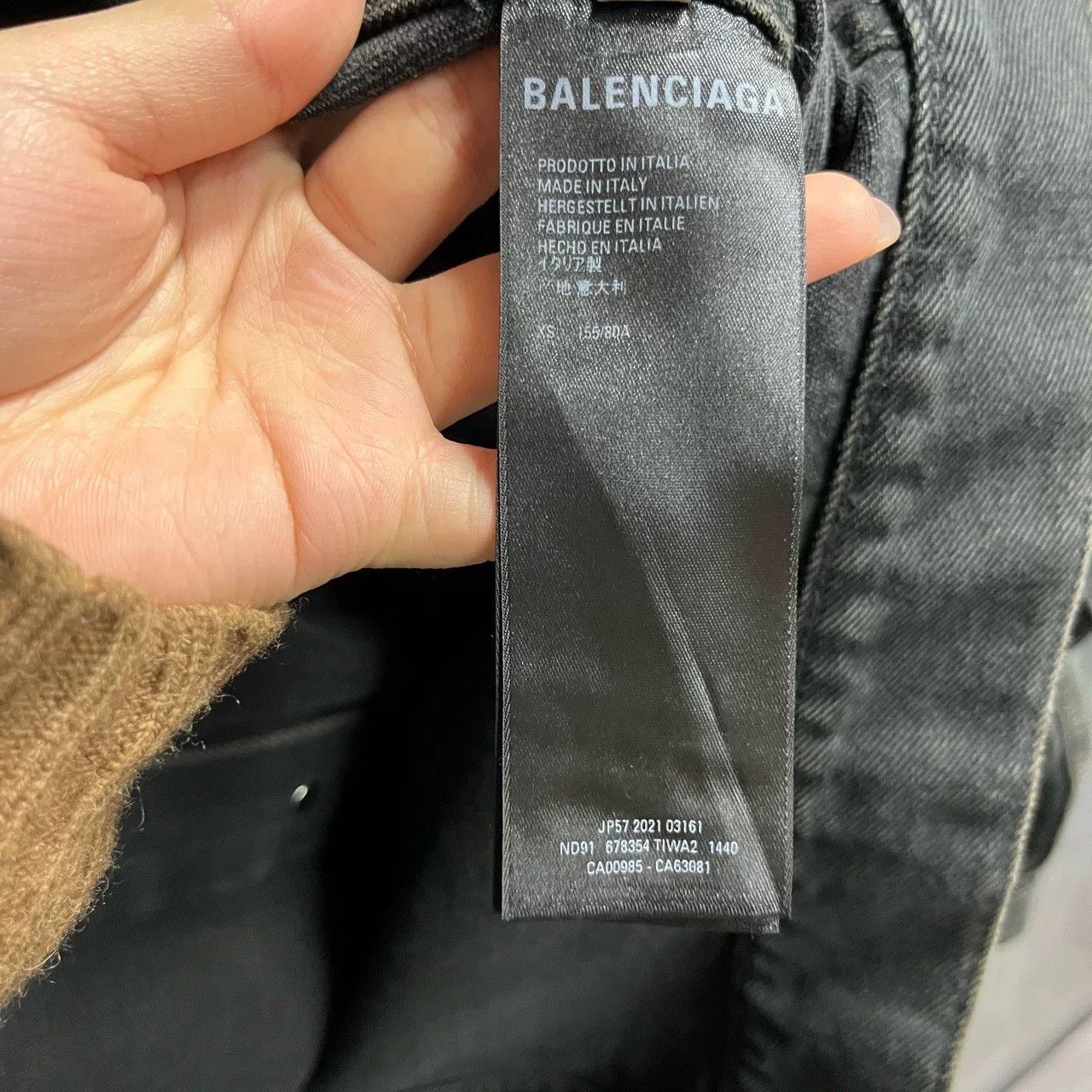 Balenciaga Balenciaga Denim Black Light Jacket m Men Size US M / EU 48-50 / 2 - 4 Thumbnail