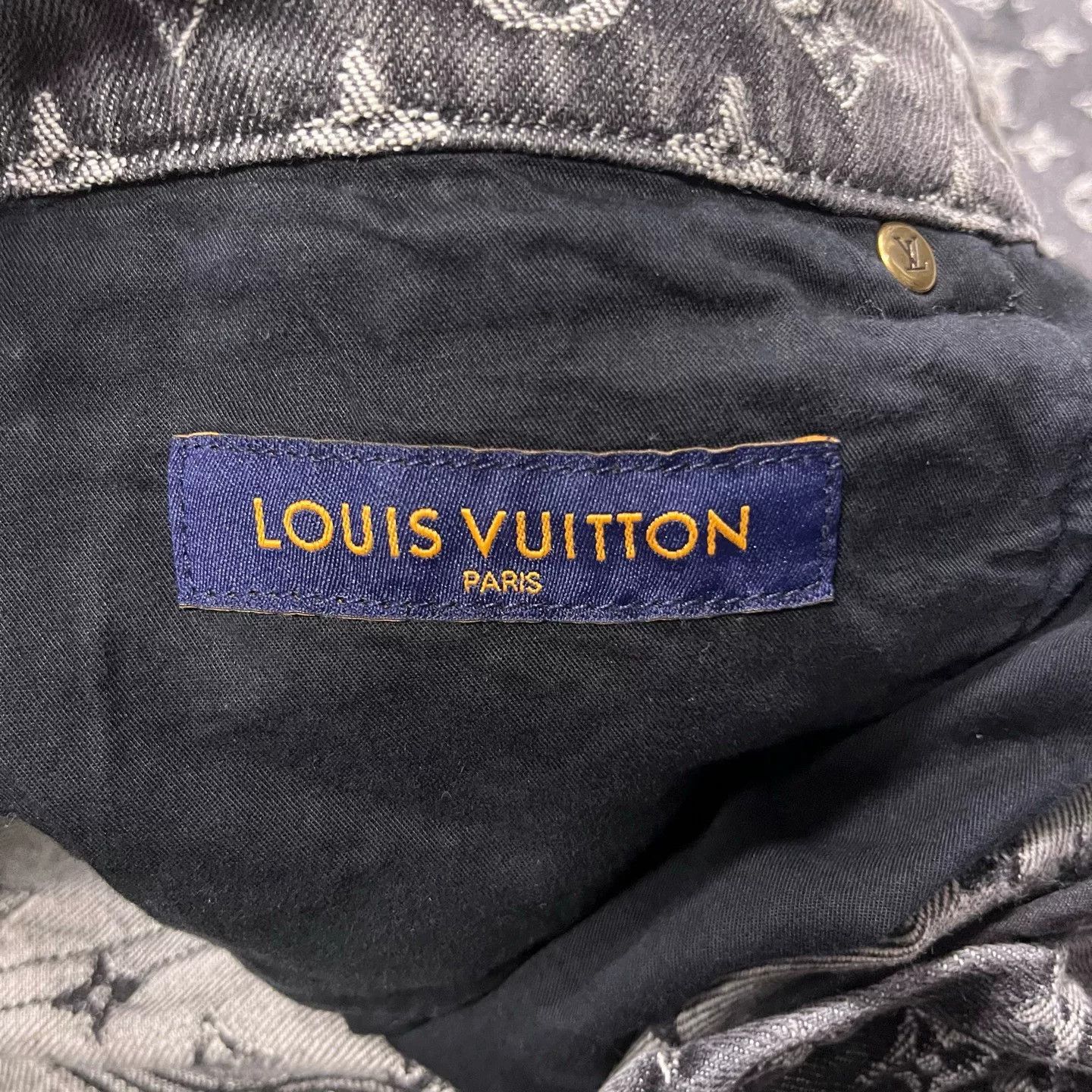 Louis Vuitton Louis Vuitton Retro Oversized Denim Jeans 28 Men Size US 28 / EU 44 - 4 Thumbnail
