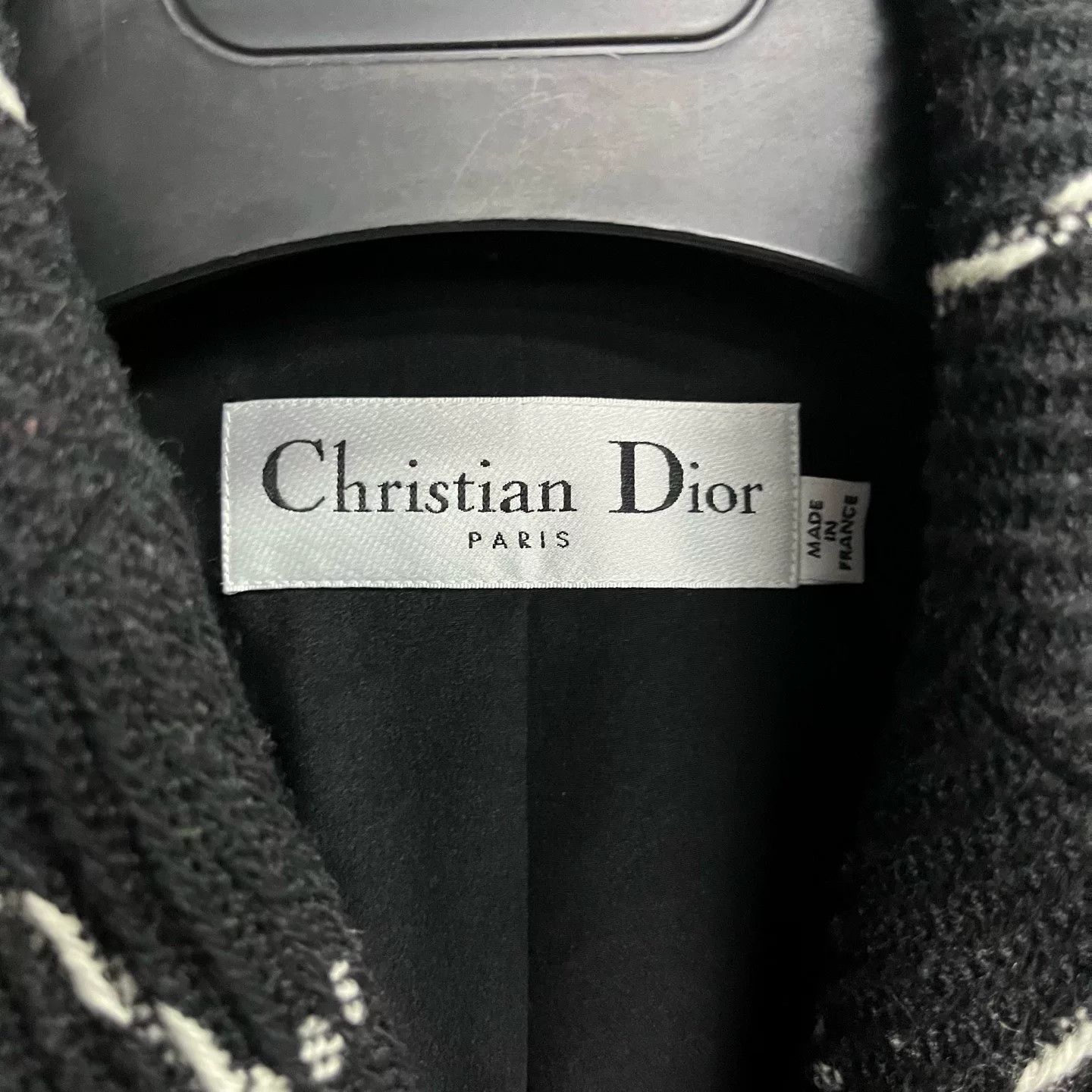 Dior Dior Plaid Black Coat S Women Size S / US 4 / IT 40 - 5 Thumbnail