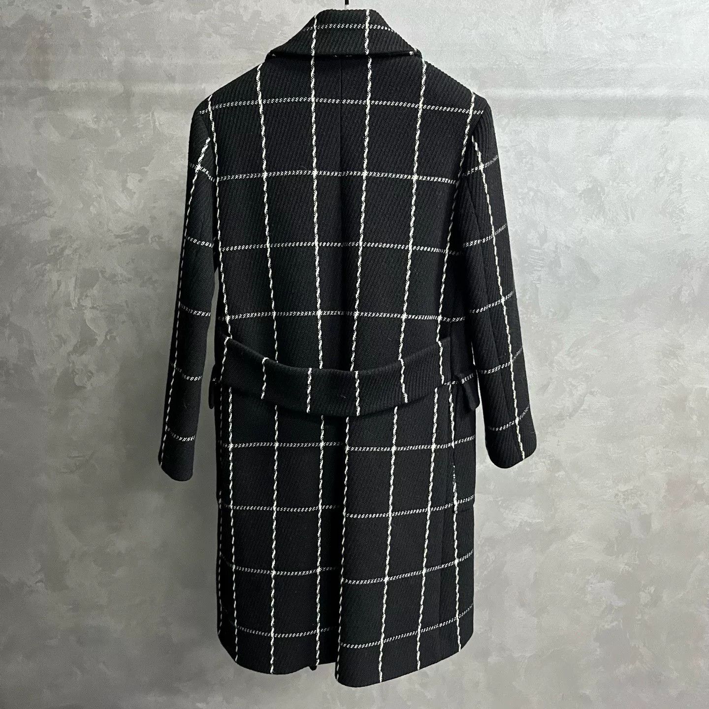 Dior Dior Plaid Black Coat S Women Size S / US 4 / IT 40 - 2 Thumbnail
