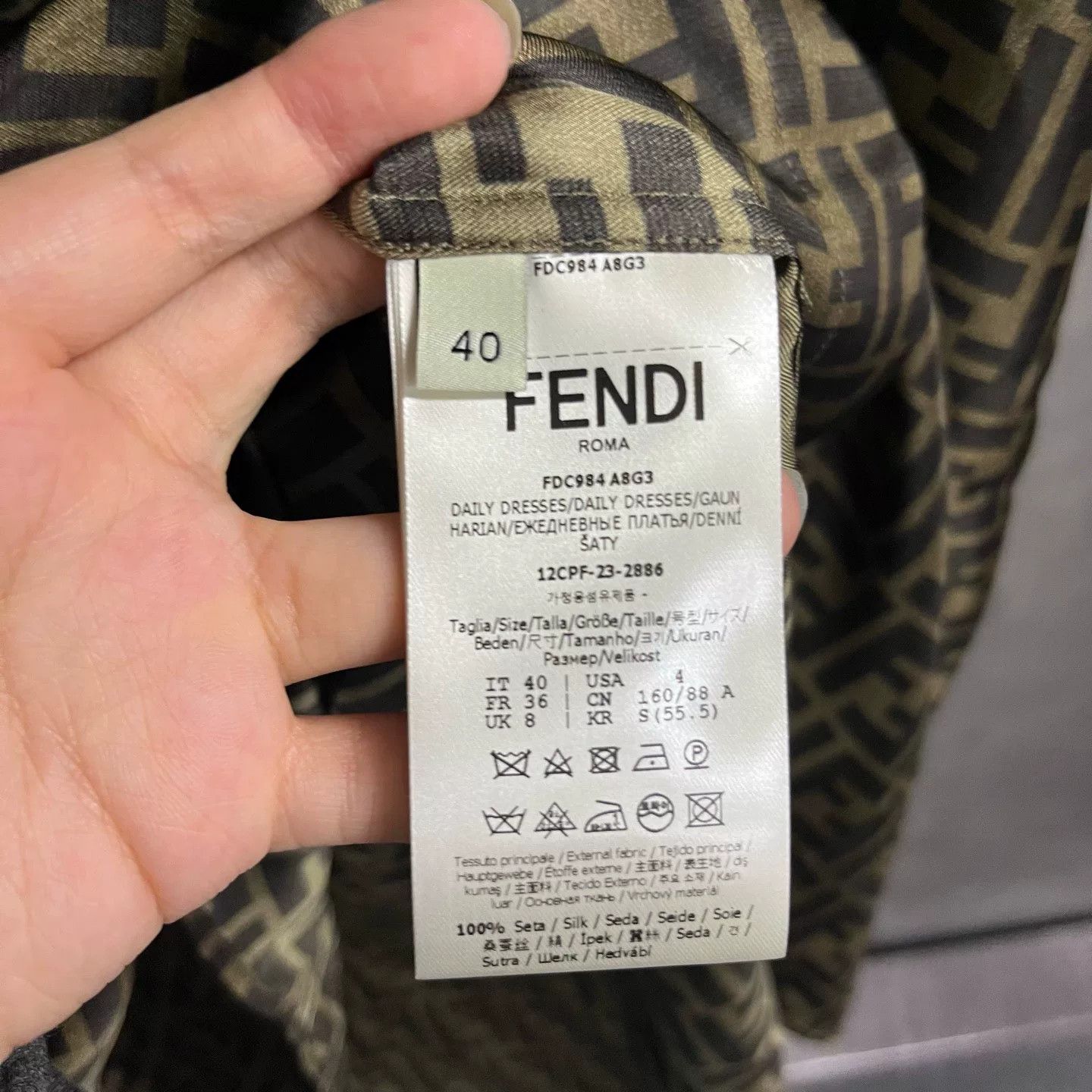 Fendi Fendi Retro Brown Shirt xs Men Size US XS / EU 42 / 0 - 5 Thumbnail