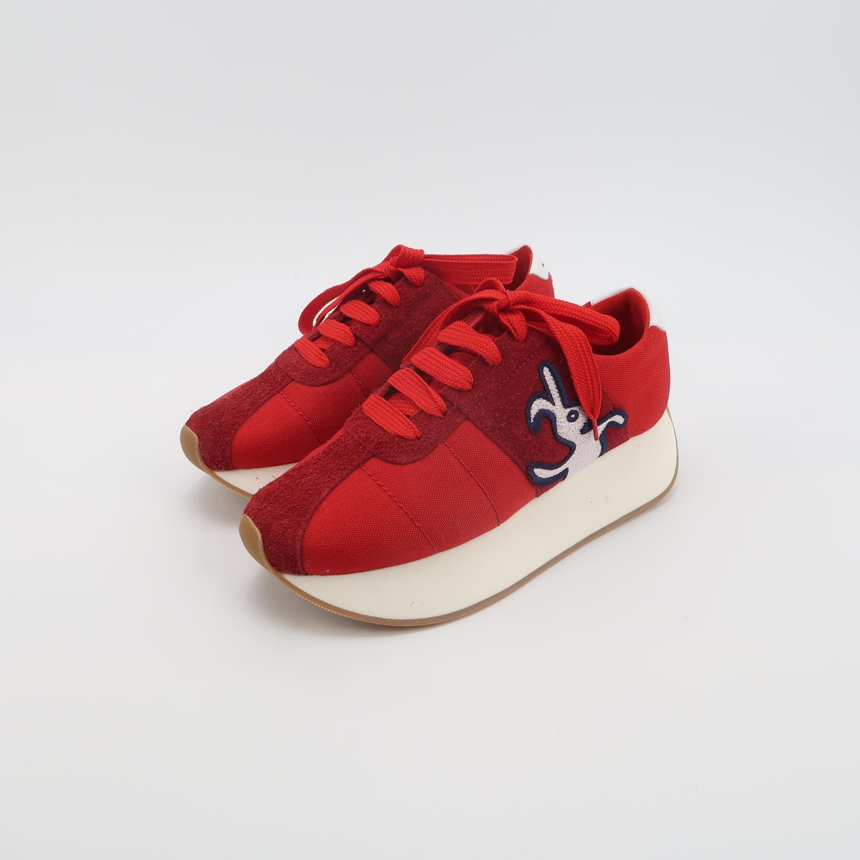 Marni Marni Dance Bunny Red Sneakers 41 Size US 8 / EU 41 - 3 Thumbnail