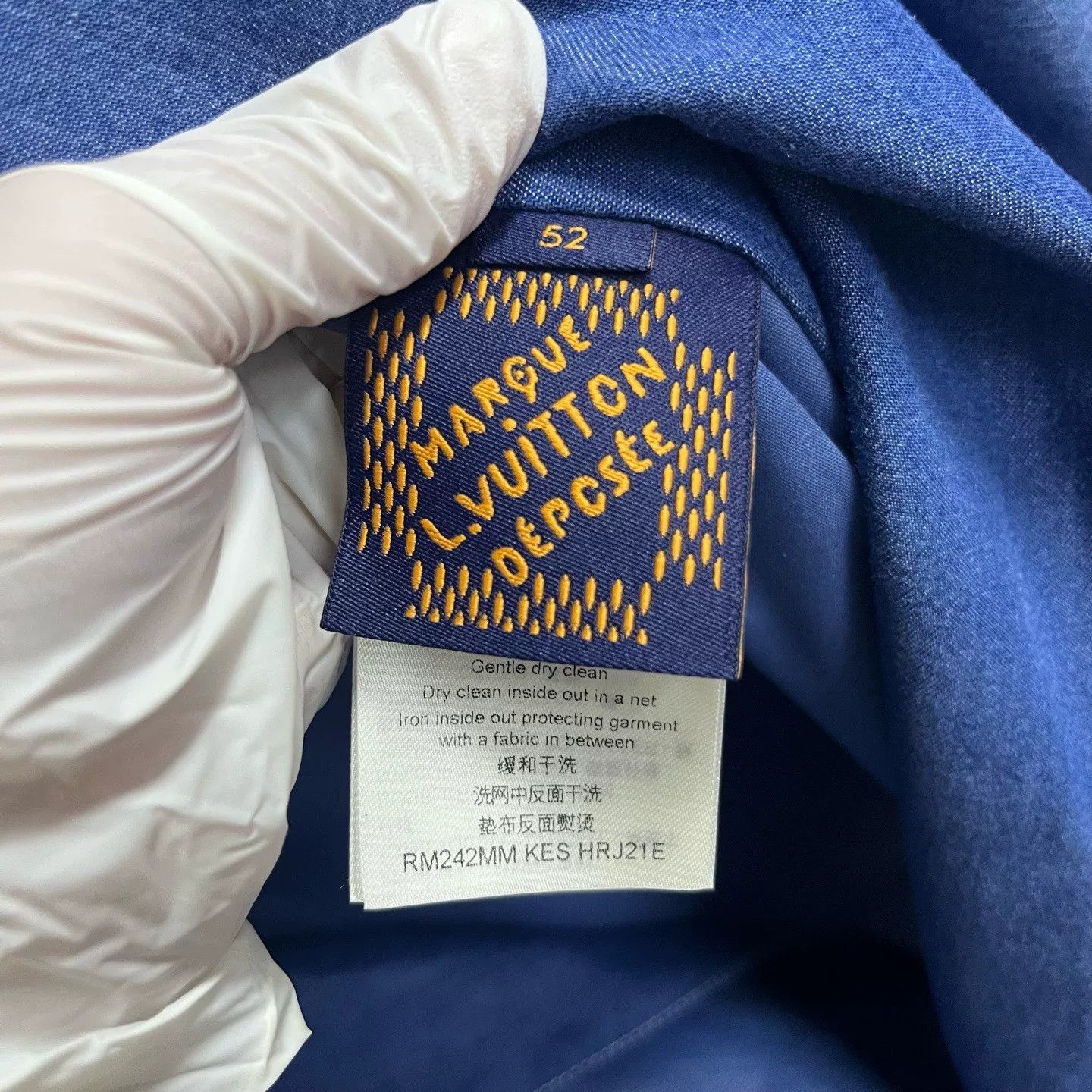 Louis Vuitton Louis Vuitton Straight Blue Light Jacket xs Men Size US XS / EU 42 / 0 - 5 Thumbnail