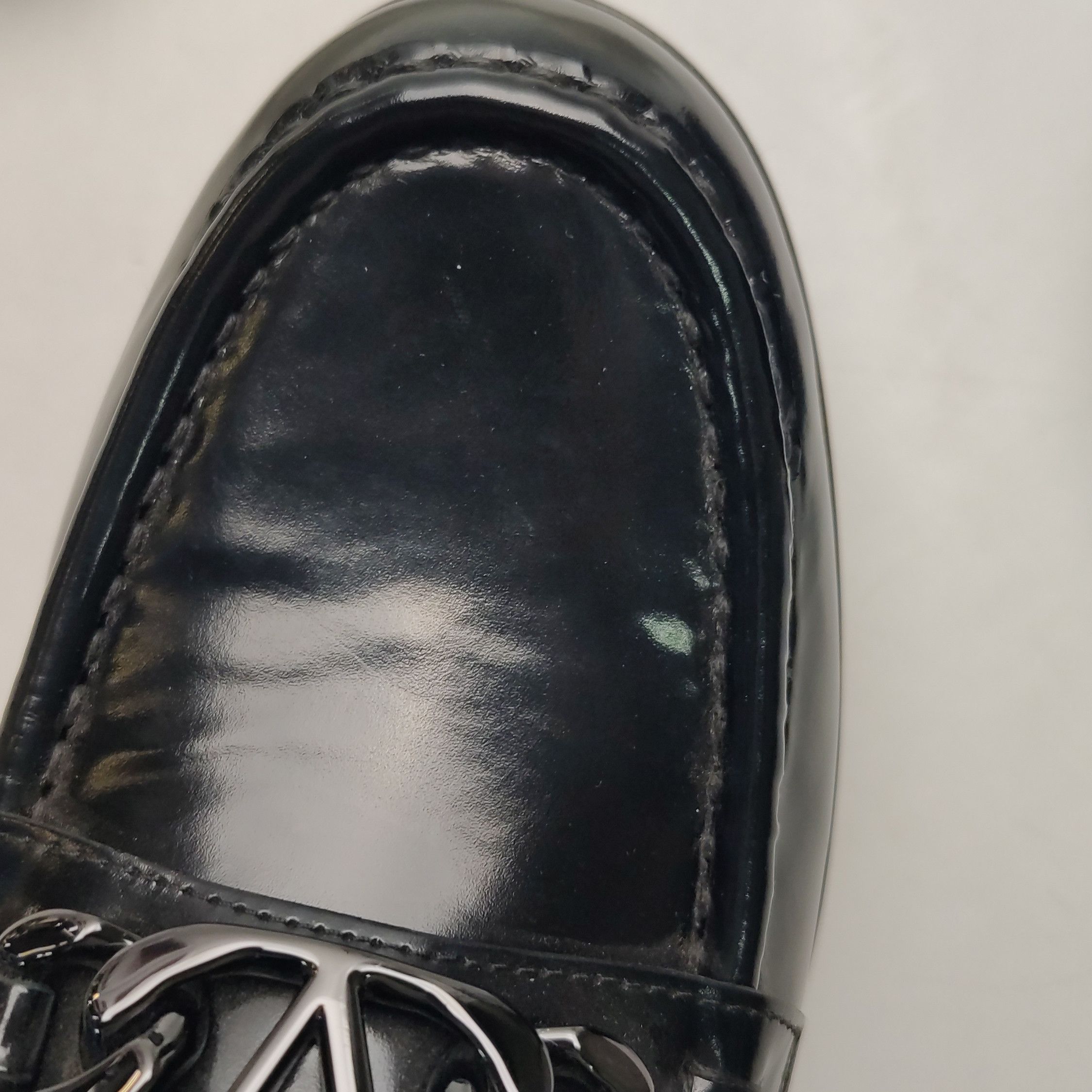 Valentino Valentino Black Leather VLogo Loafers 42 Size US 9 / EU 42 - 8 Thumbnail