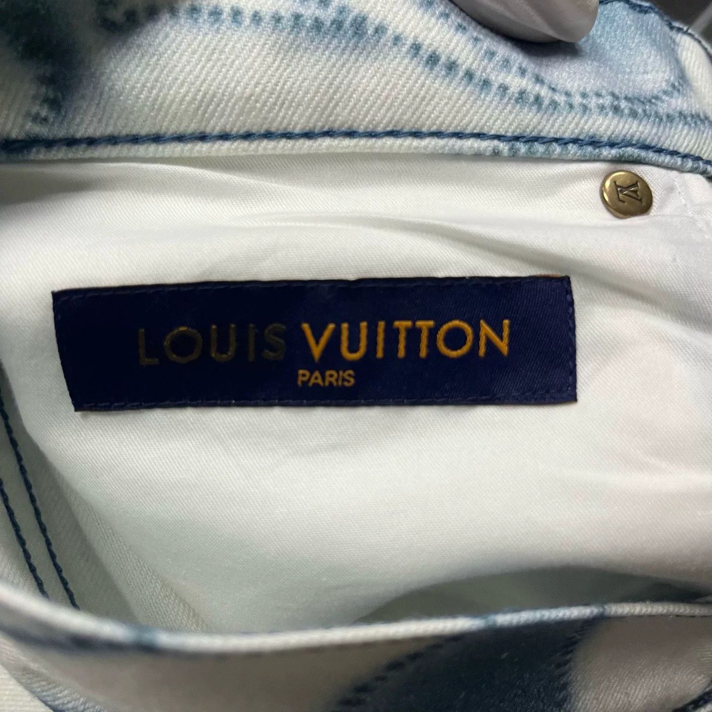 Louis Vuitton Louis Vuitton Casual Printed Blue Denim Jeans 28 Men Size US 28 / EU 44 - 5 Thumbnail