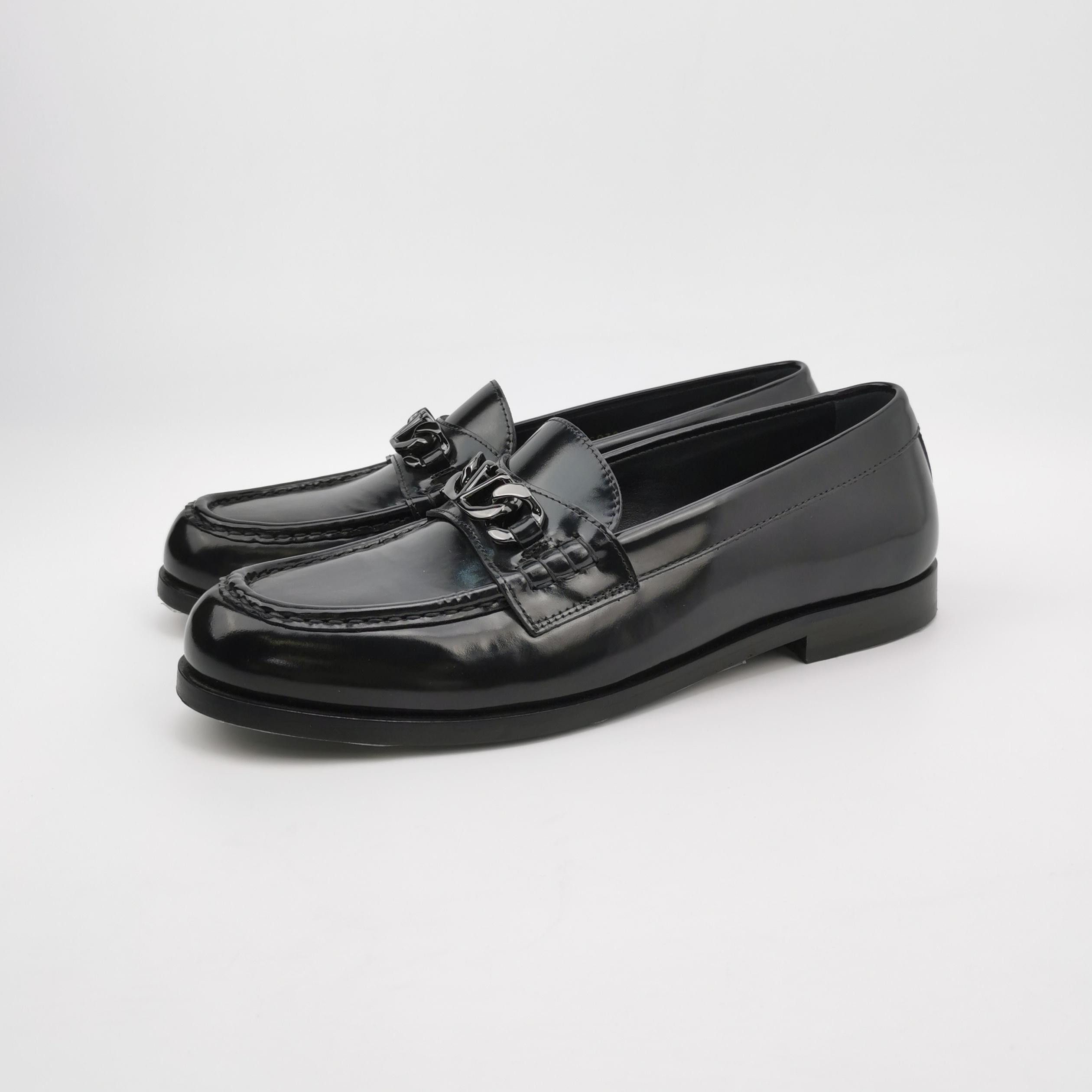 Valentino Valentino VLogo Calfskin Leather Loafers 42.5 Size US 9 / EU 42 - 3 Thumbnail