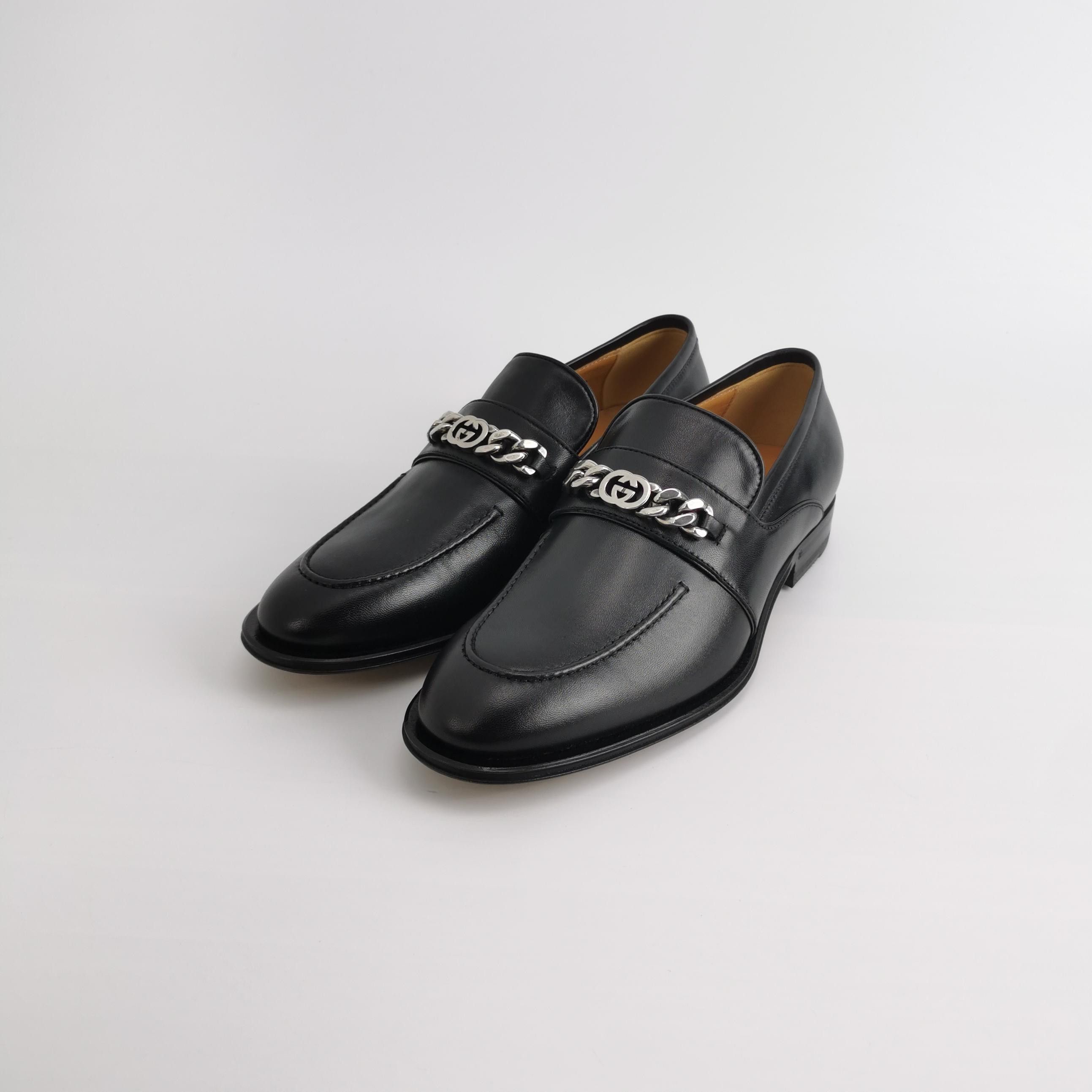 Gucci Gucci Interlocking G Chain Loafers Size 6.5 Size US 7 / EU 40 - 3 Thumbnail