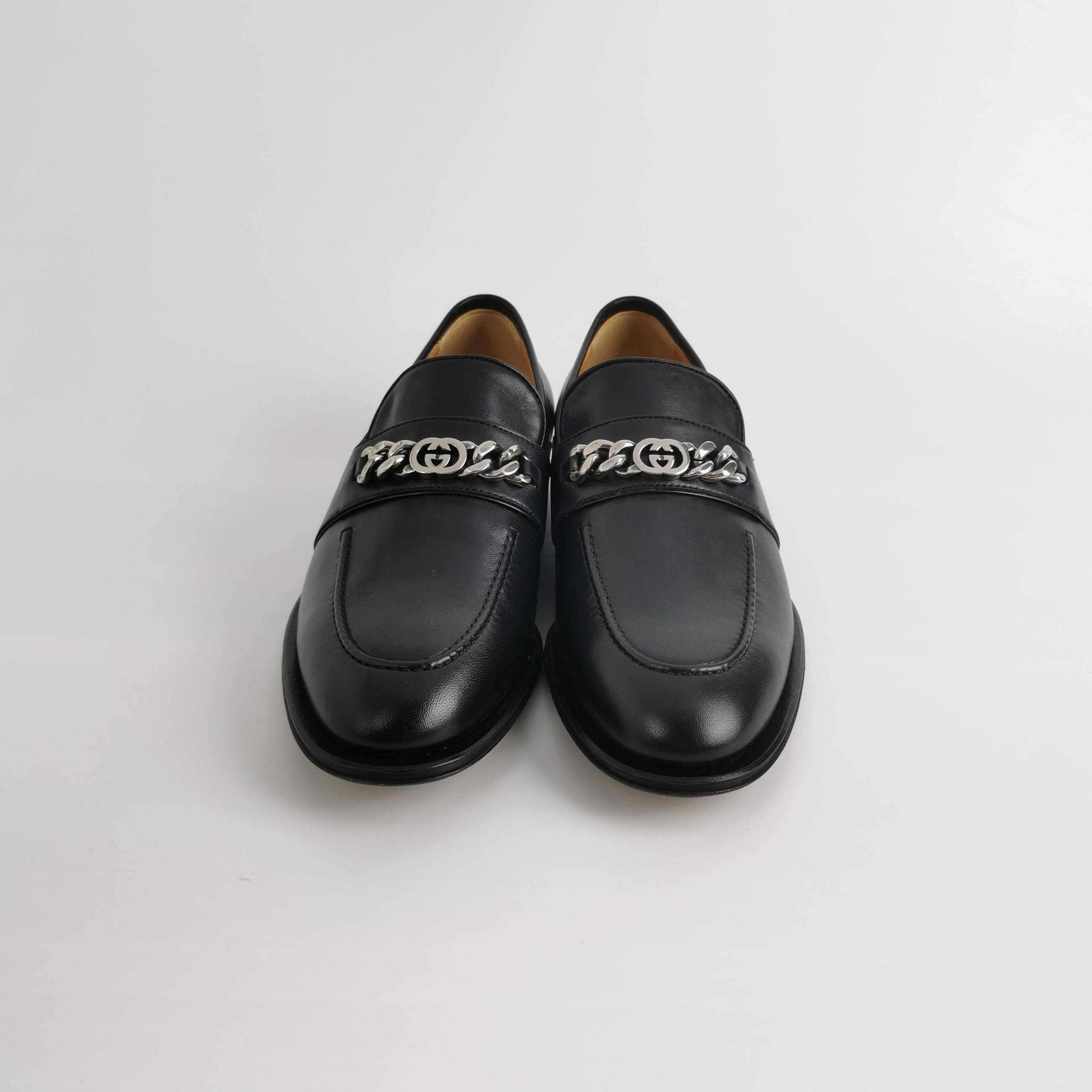 Gucci Gucci Interlocking G Chain Loafers Size 6.5 Size US 7 / EU 40 - 4 Thumbnail
