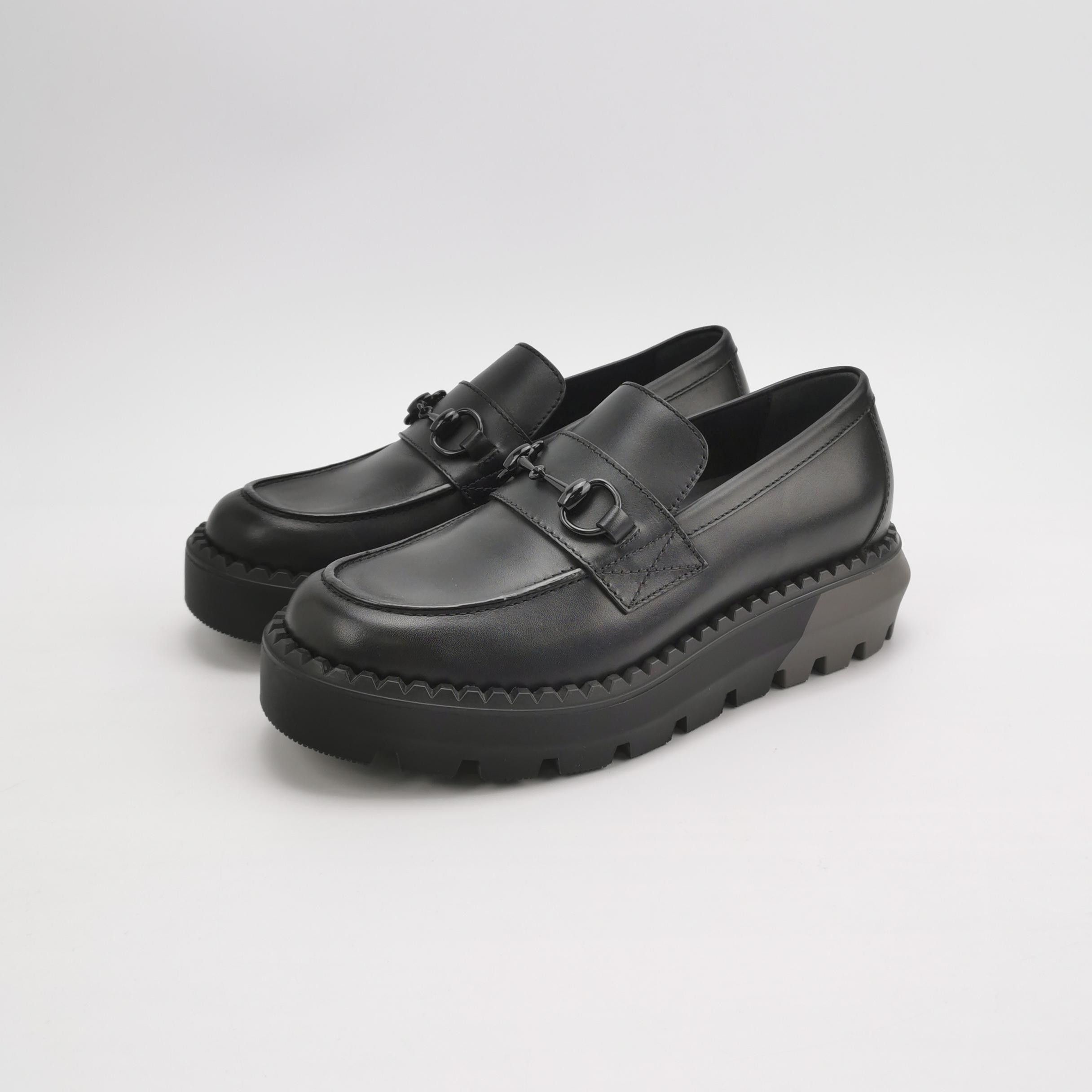 Gucci Gucci Horsebit Leather Platform Loafers EU 39.5 Size US 6 / EU 39 - 3 Thumbnail