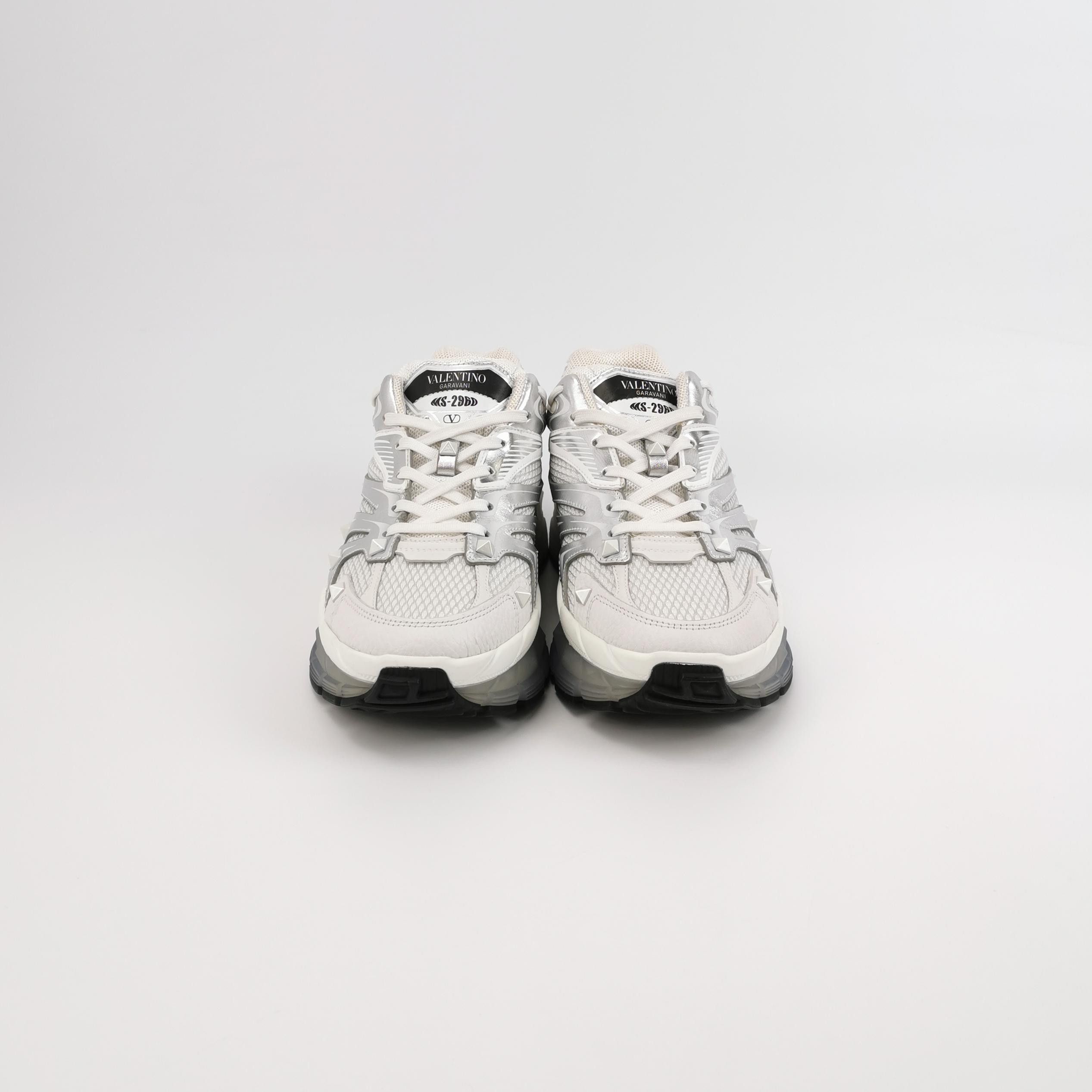 Valentino Valentino MS-29BD Silver Panel Sneakers EU 40 Size US 7 / EU 40 - 4 Thumbnail