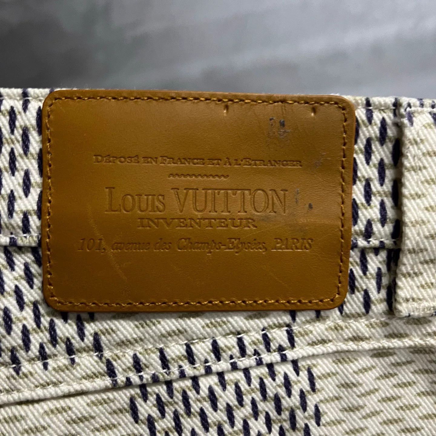 Louis Vuitton Louis Vuitton Denim Beige Denim Jeans 28 Men Size US 28 / EU 44 - 3 Thumbnail