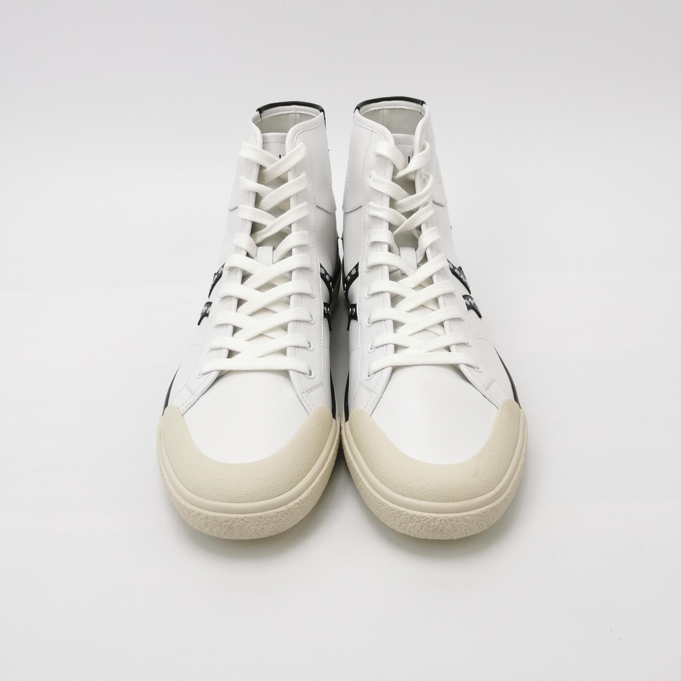 Celine Celine Leather Logo Hi-Top Sneakers EU 43 Size US 10 / EU 43 - 4 Thumbnail