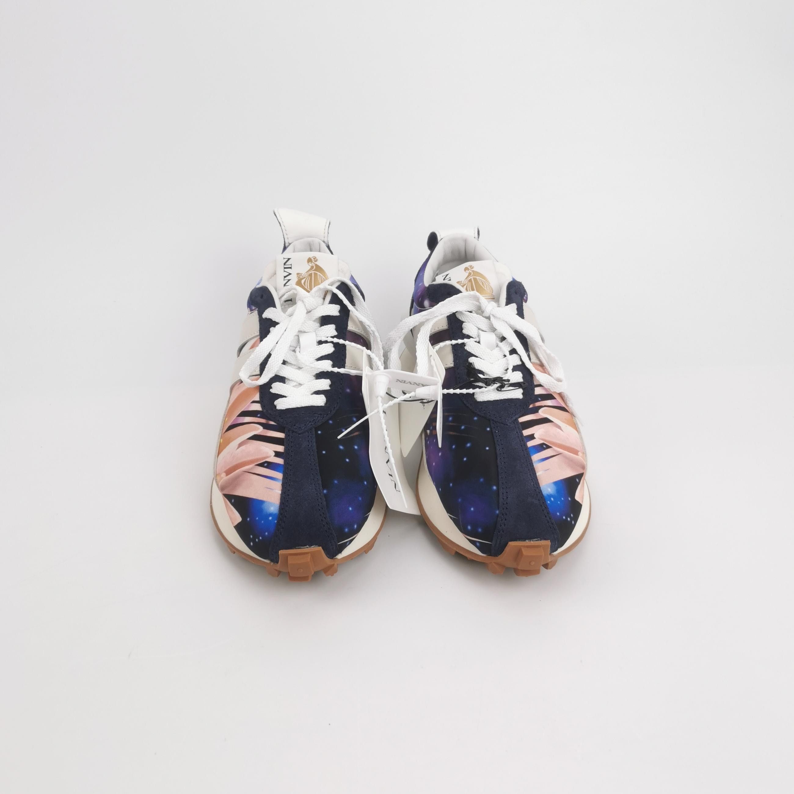 Lanvin Lanvin Galaxy Floral Print Bumper Sneakers Size 40 Size US 7 / EU 40 - 4 Thumbnail