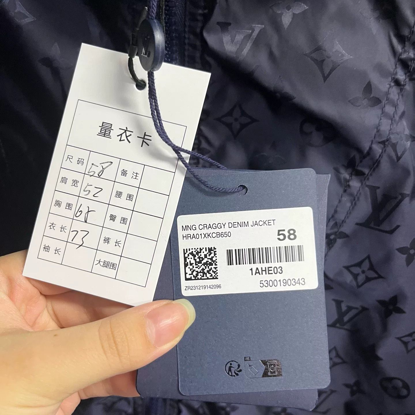 Louis Vuitton Louis Vuitton Retro Printed Blue Light Jacket xs Men Size US XS / EU 42 / 0 - 4 Thumbnail