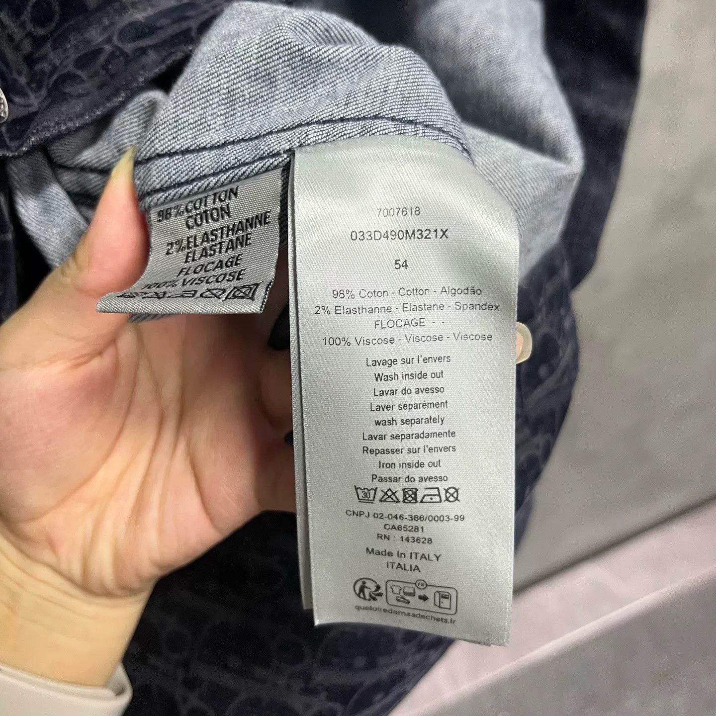 Dior Dior Retro Blue Shirt xs Men Size US XS / EU 42 / 0 - 3 Thumbnail