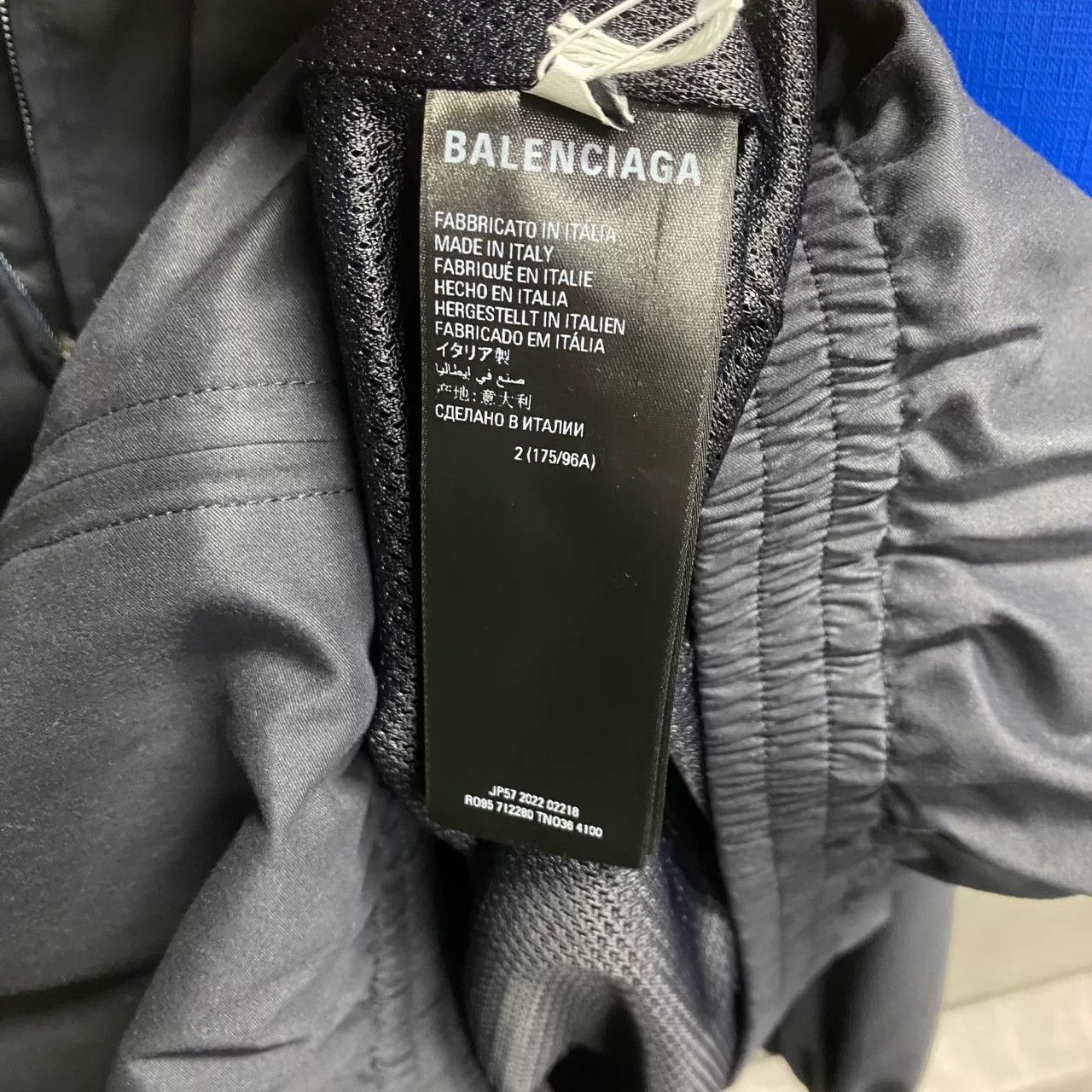 Balenciaga Balenciaga Embroidered Striped Black Light Jacket xs Men Size US XS / EU 42 / 0 - 4 Thumbnail