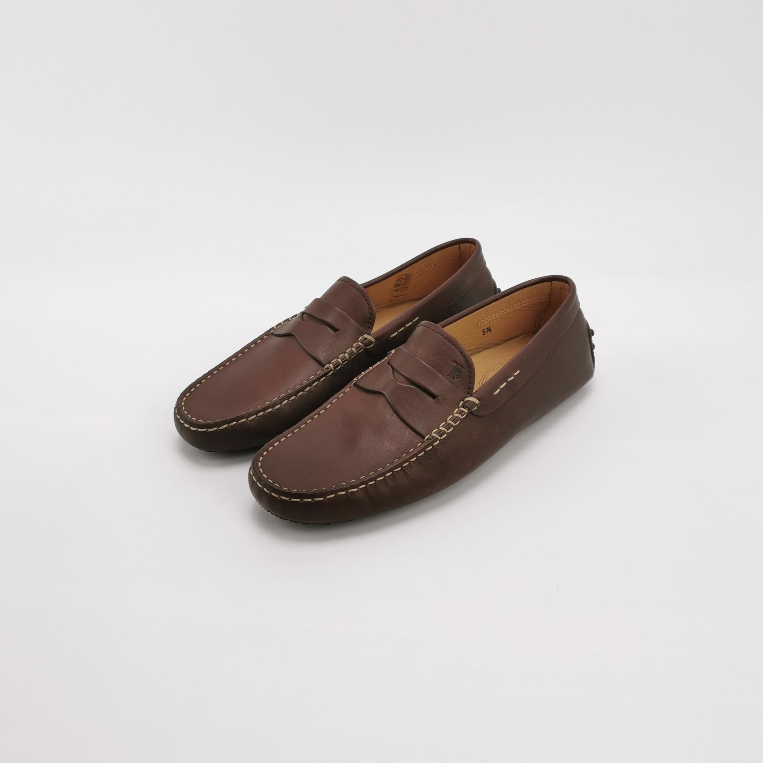 Tod's Tod's Leather Gommino Penny Loafers EU 39.5 Size US 6 / EU 39 - 3 Thumbnail