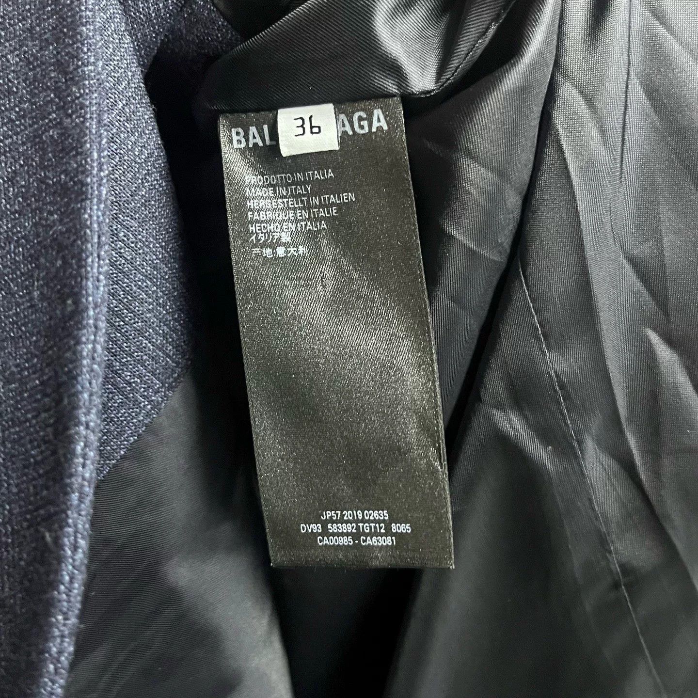 Balenciaga Balenciaga Formal Wool Blue Suit 40r Men Size 40R - 4 Thumbnail