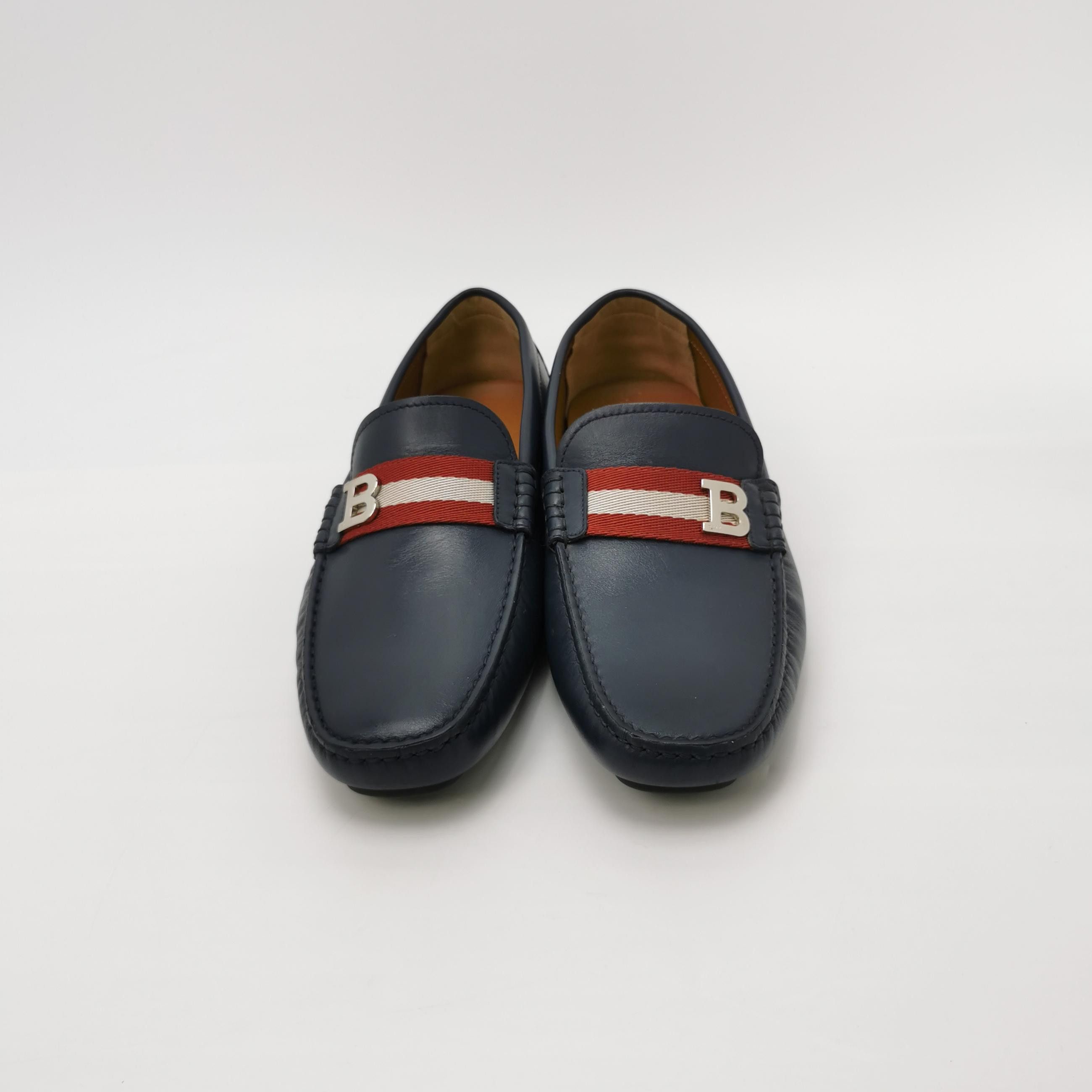 Bally Bally Stripe Logo Leather Loafers 41.5 Size US 8 / EU 41 - 4 Thumbnail