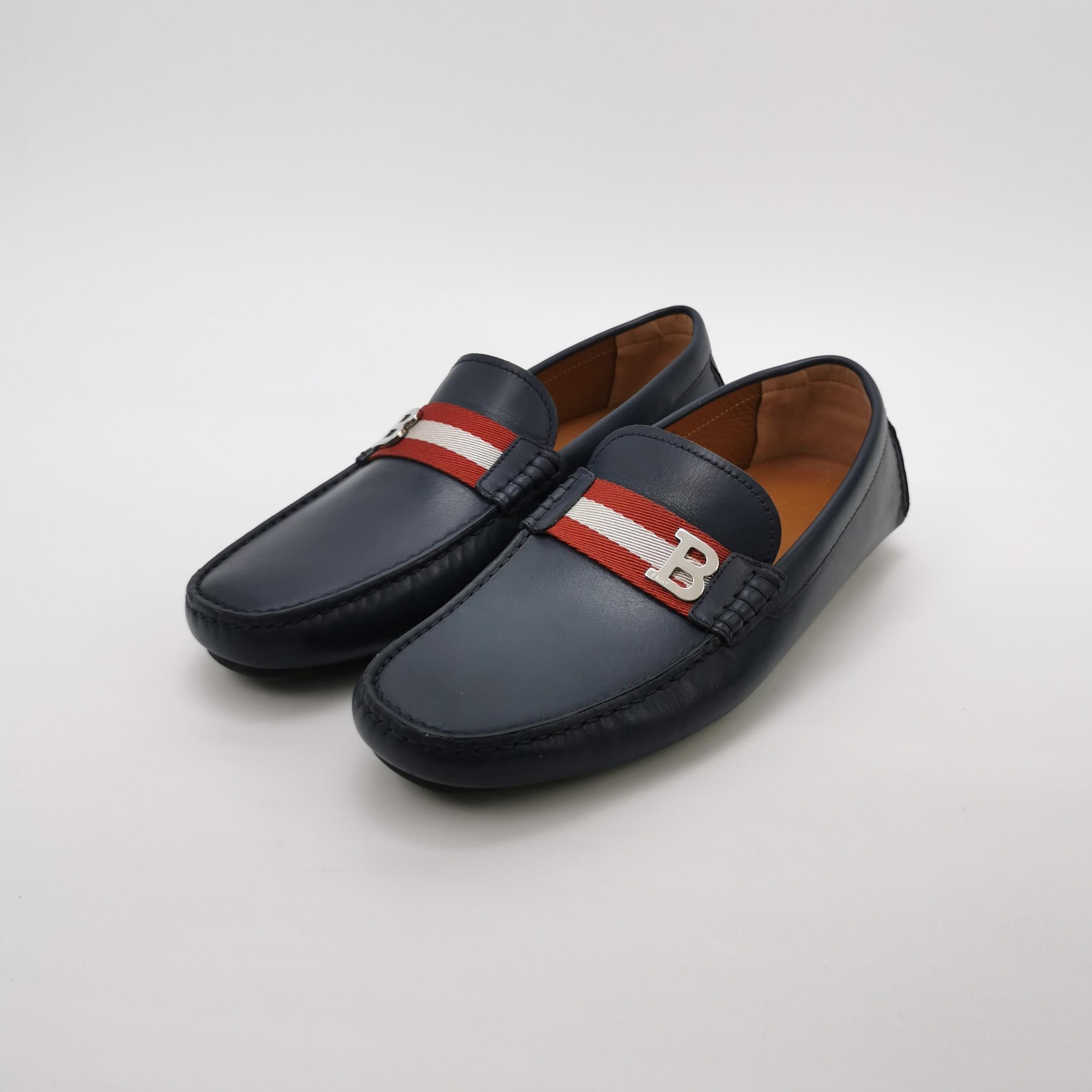 Bally Bally Stripe Logo Leather Loafers 41.5 Size US 8 / EU 41 - 3 Thumbnail