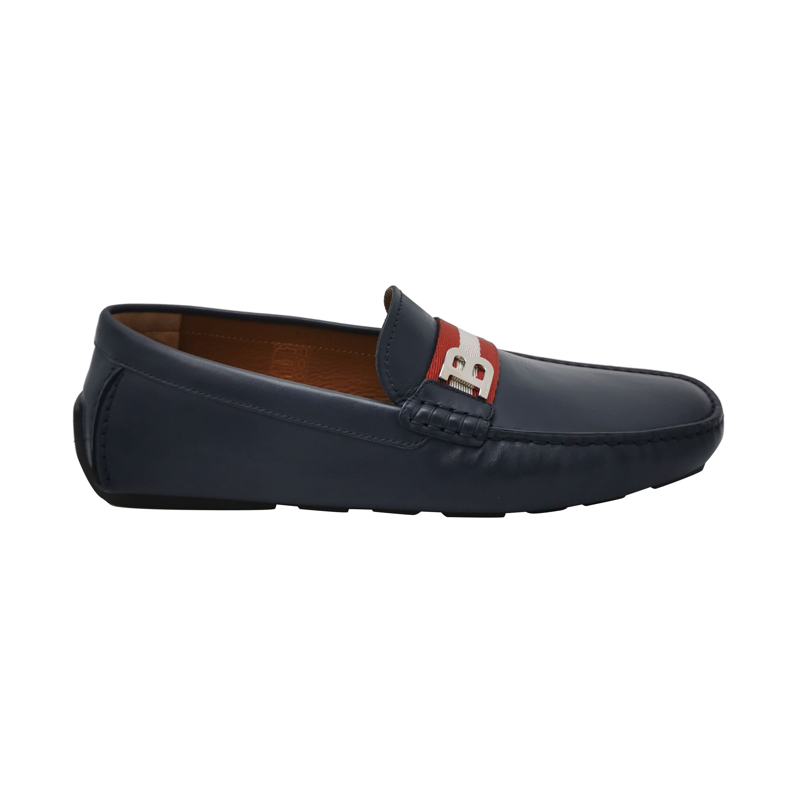 Bally Bally Stripe Logo Leather Loafers 41.5 Size US 8 / EU 41 - 2 Thumbnail