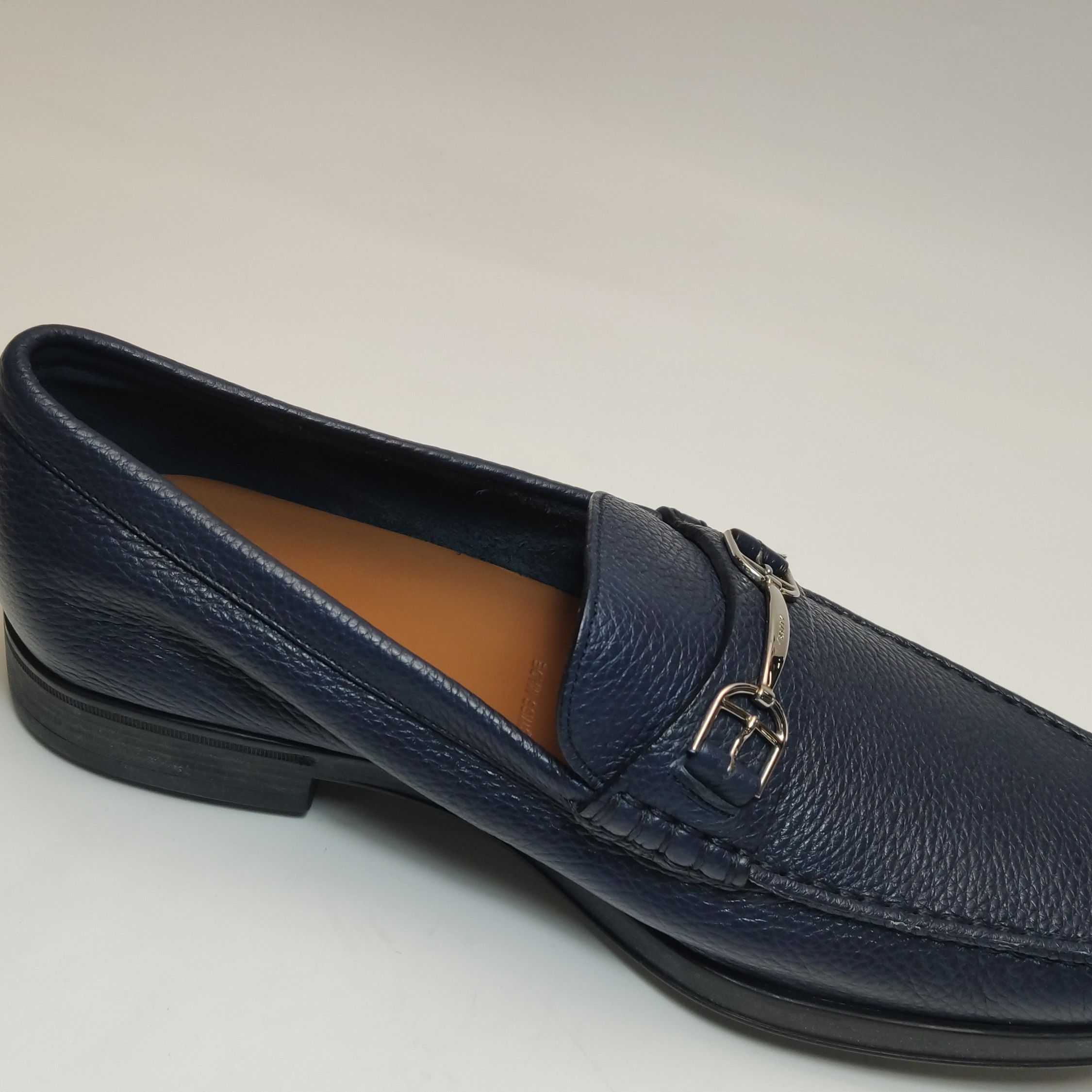 Bally Bally Grained Leather Bit Loafers EU 42.5 Size US 9 / EU 42 - 13 Thumbnail
