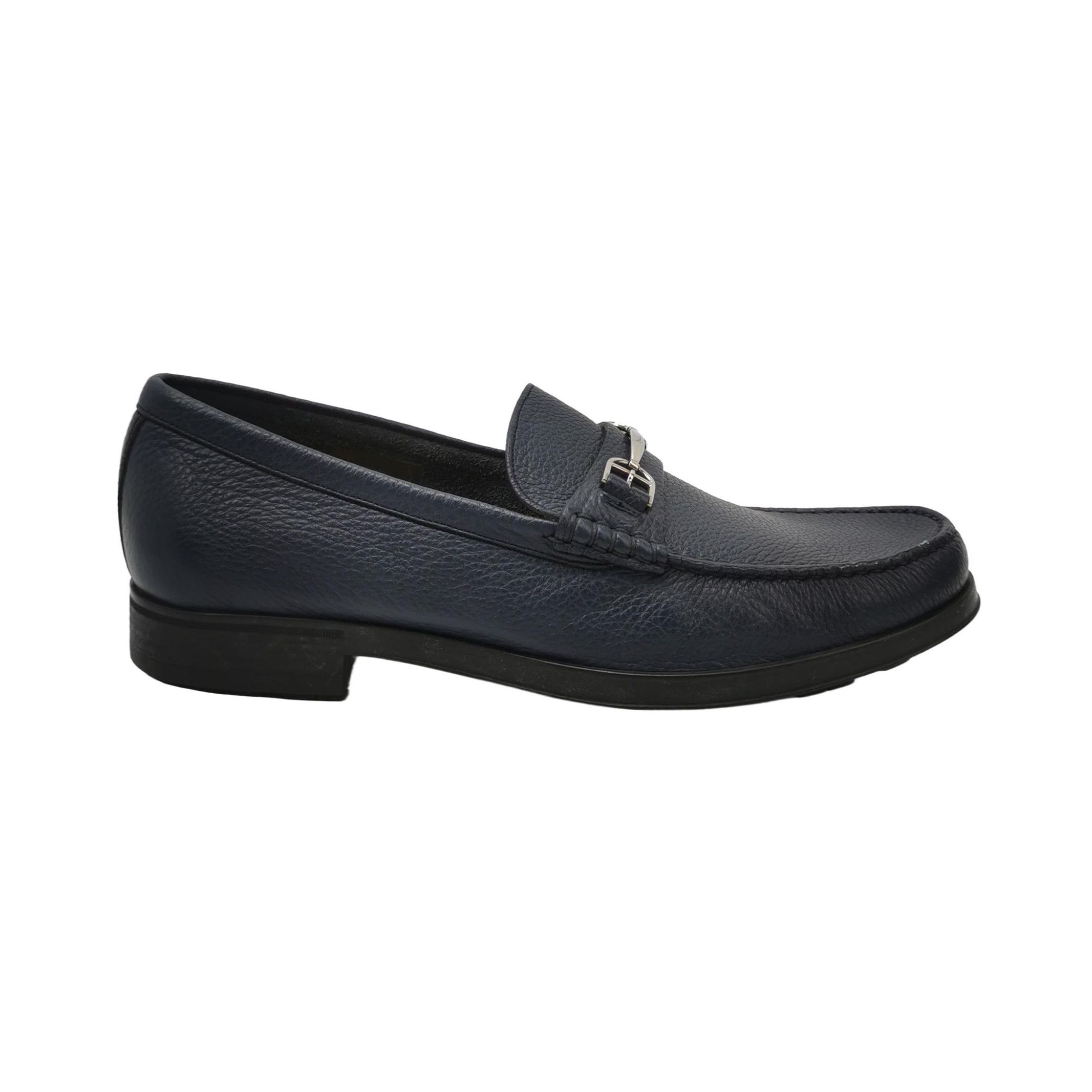 Bally Bally Grained Leather Bit Loafers EU 42.5 Size US 9 / EU 42 - 2 Thumbnail