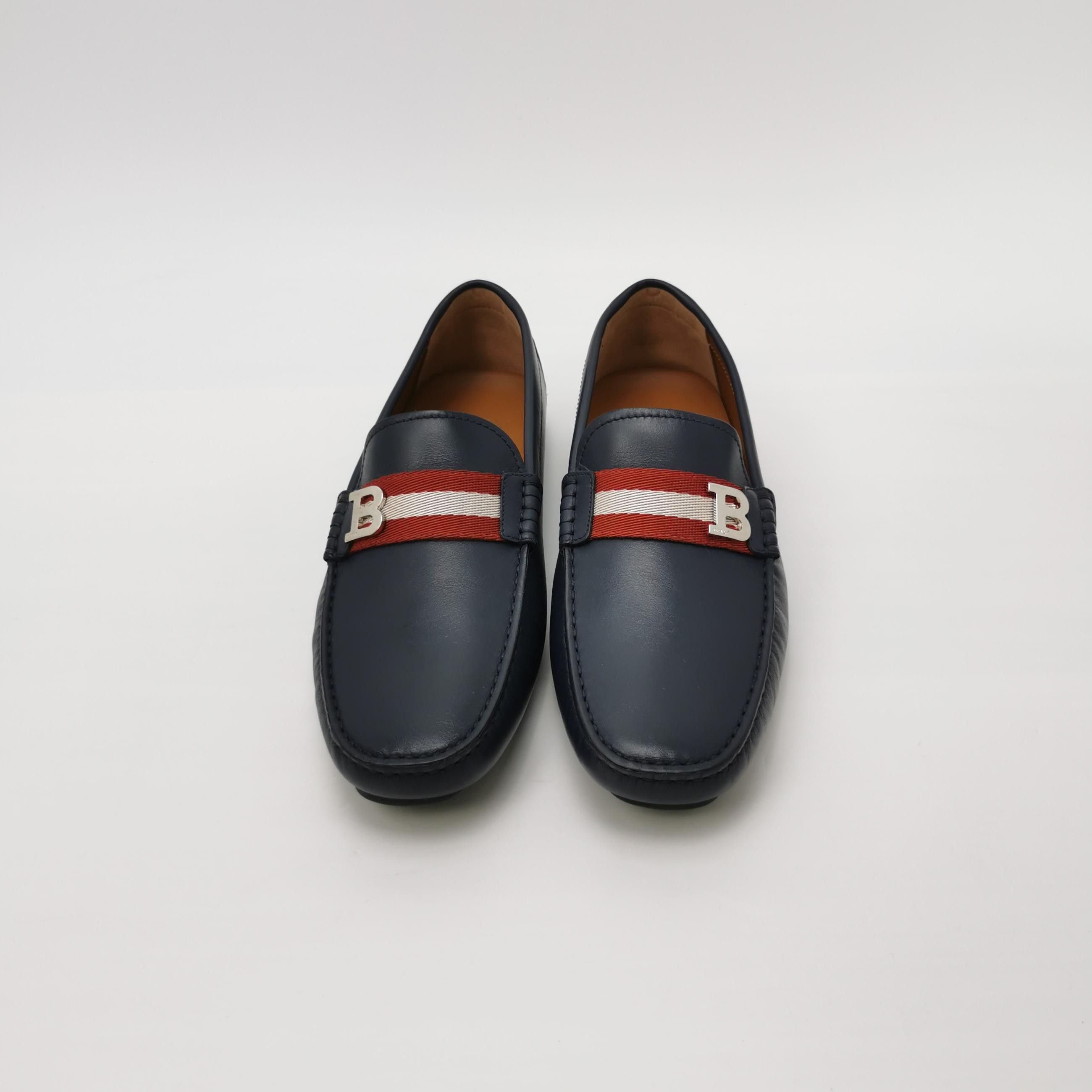 Bally Bally B-Logo Striped Leather Loafers 41.5 Size US 8 / EU 41 - 4 Thumbnail
