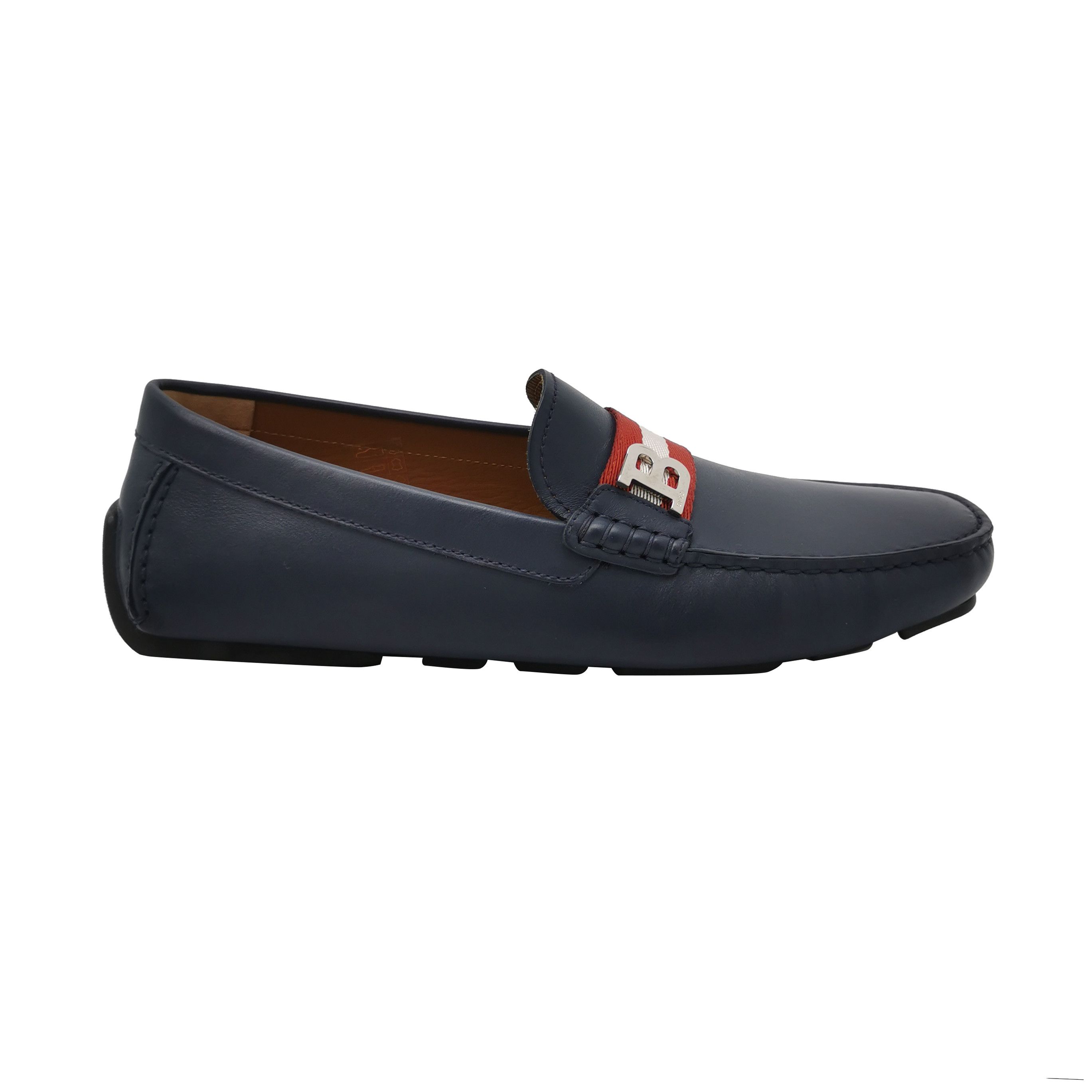 Bally Bally B-Logo Striped Leather Loafers 41.5 Size US 8 / EU 41 - 2 Thumbnail