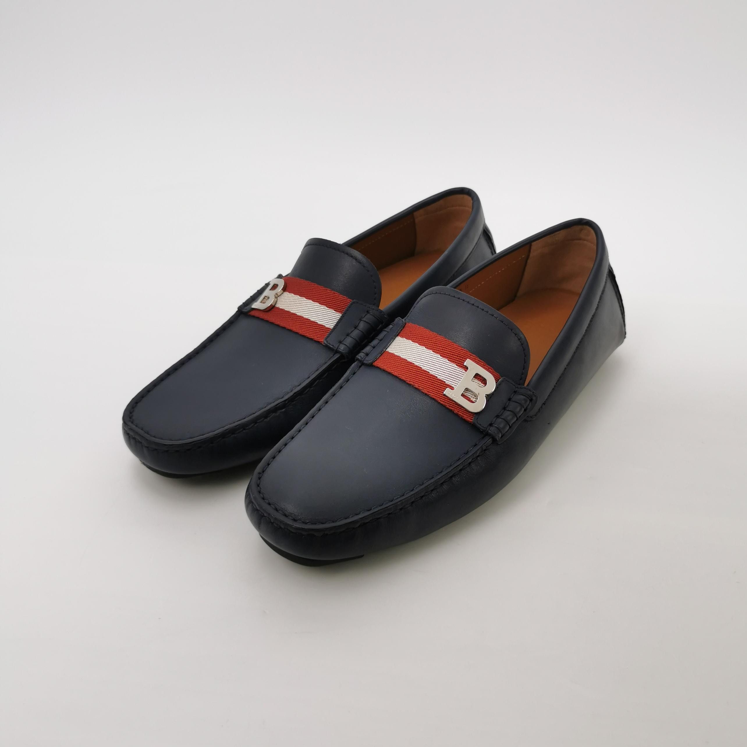 Bally Bally Striped B Logo Leather Loafers Size 41 Size US 8 / EU 41 - 3 Thumbnail