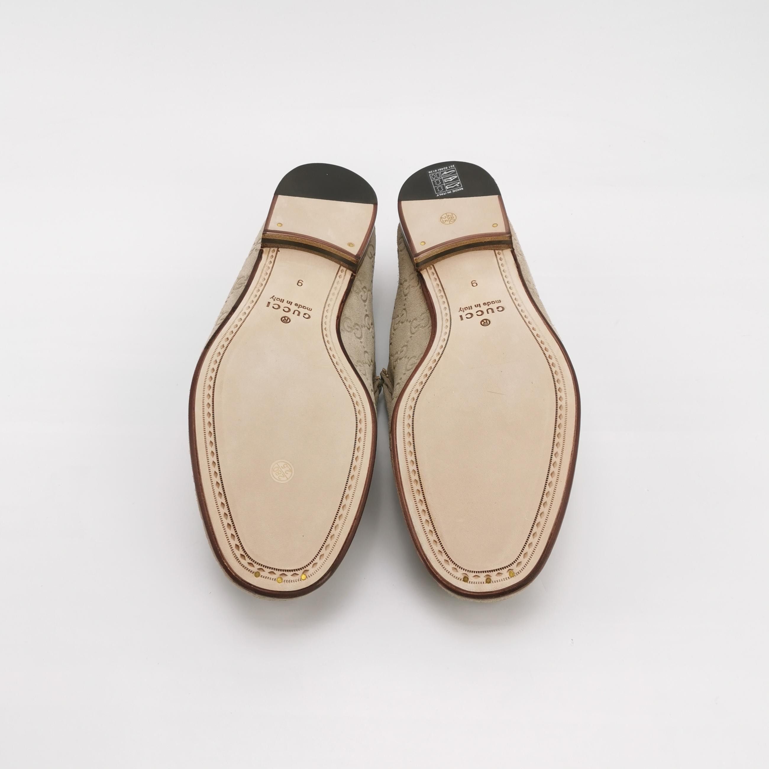 Gucci Gucci Monogram Suede Horsebit Loafers 9 Size US 10 / EU 43 - 6 Thumbnail