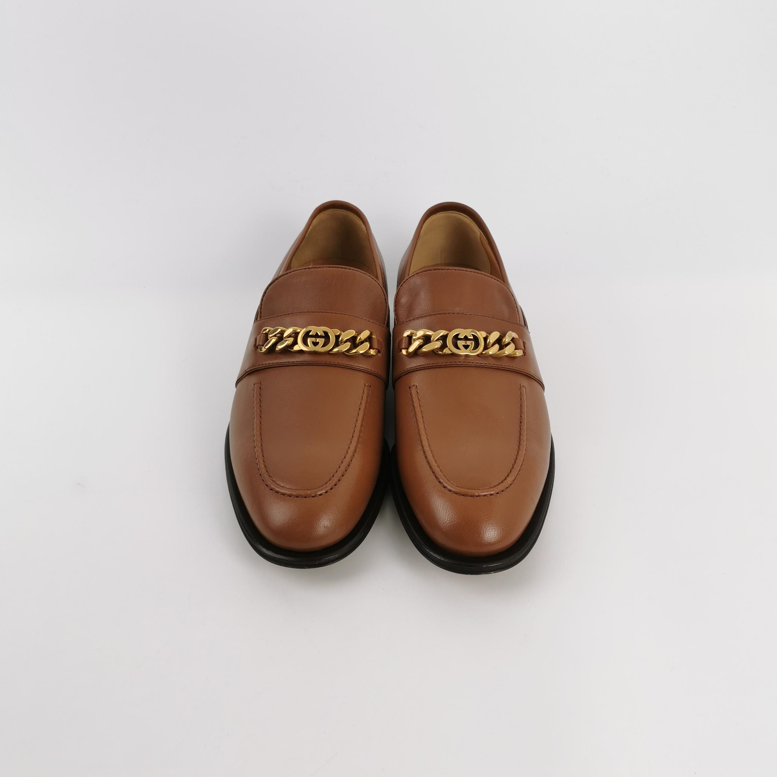Gucci Gucci Chain Interlocking G Loafers Size 6.5 Size US 7 / EU 40 - 4 Thumbnail