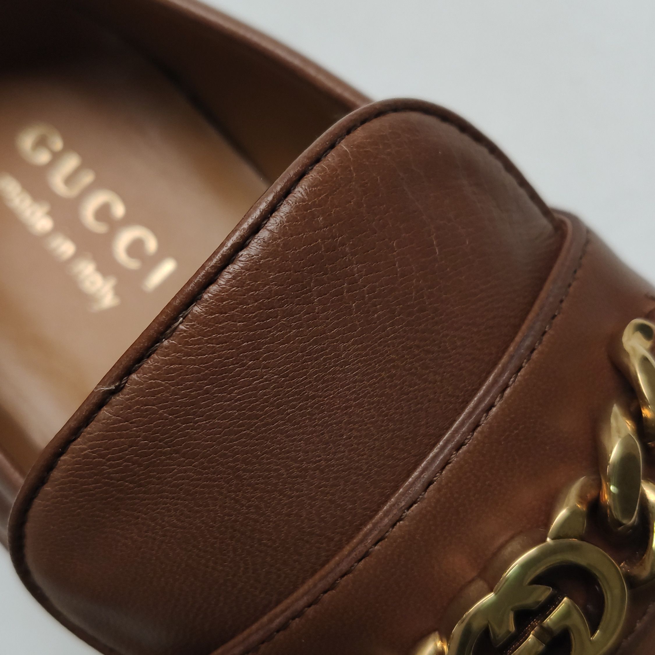 Gucci Gucci Chain Interlocking G Loafers Size 6.5 Size US 7 / EU 40 - 12 Thumbnail