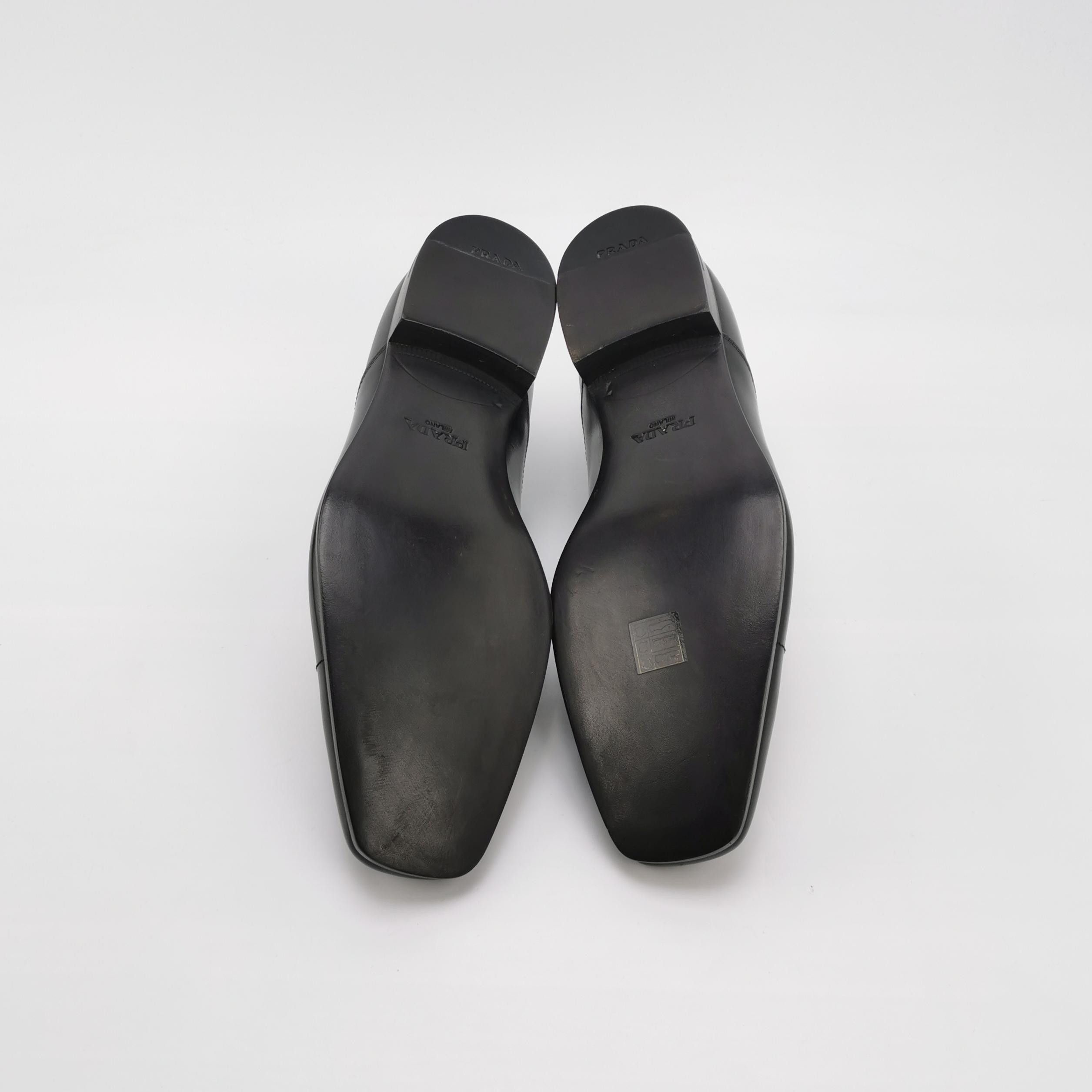 Prada Prada Cap-Toe Leather Oxford Shoes 41 Size US 8 / EU 41 - 6 Thumbnail