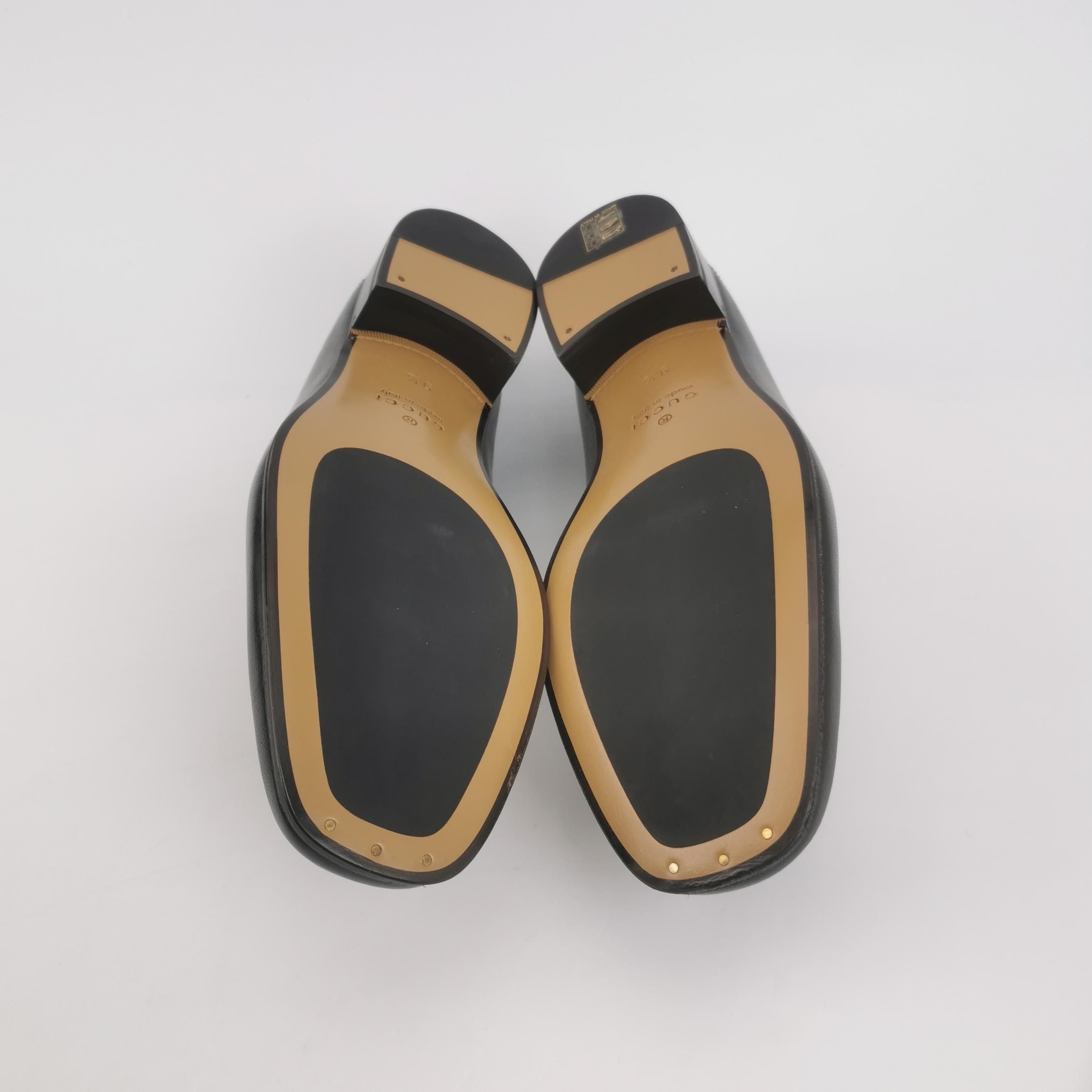 Gucci Gucci Leather Horsebit Loafers Size 43.5 Size US 10 / EU 43 - 6 Thumbnail
