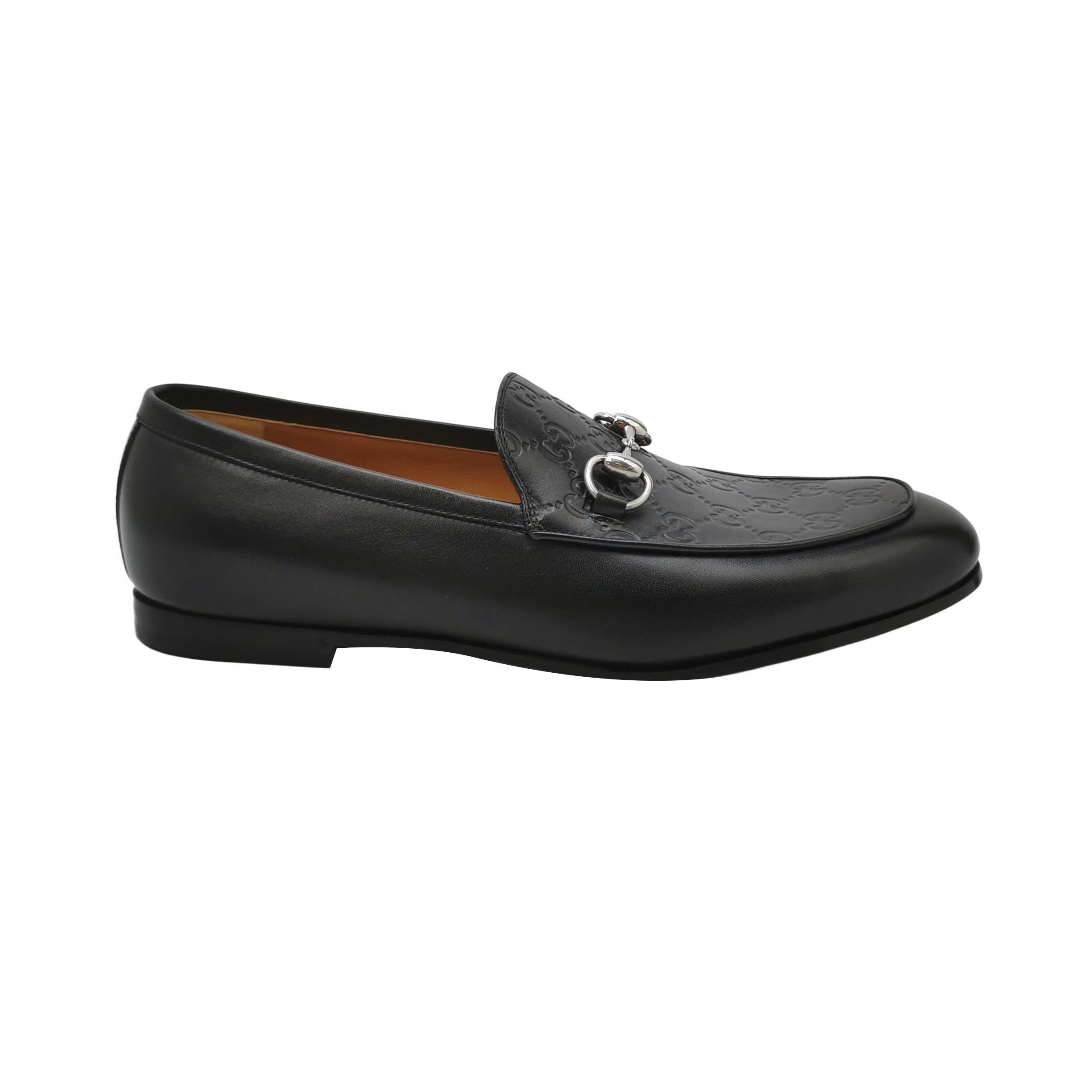 Gucci Gucci Monogram Leather Horsebit Loafers 8.5 Size US 9 / EU 42 - 2 Thumbnail