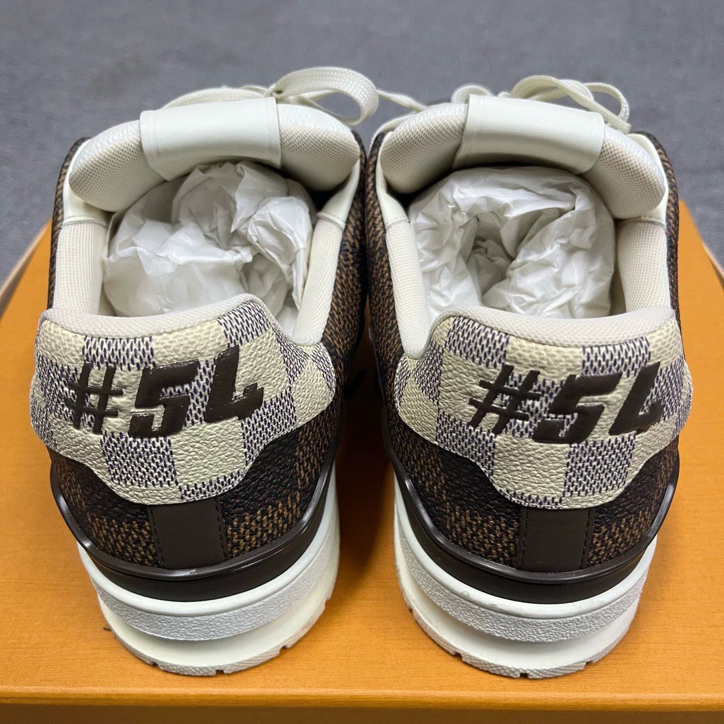 Louis Vuitton Louis Vuitton Checkered Brown Lowtop Sneakers 10 Men Size US 10 / EU 43 - 3 Thumbnail