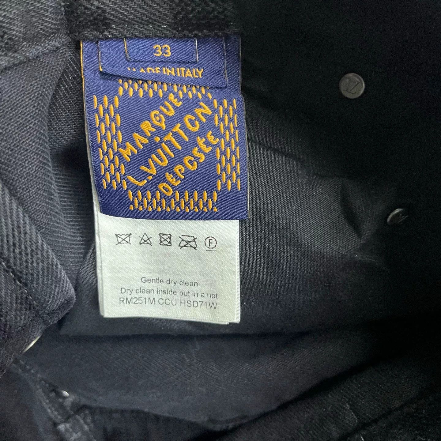 Louis Vuitton Louis Vuitton Denim Plaid Black Denim Jeans 28 Men Size US 28 / EU 44 - 5 Thumbnail