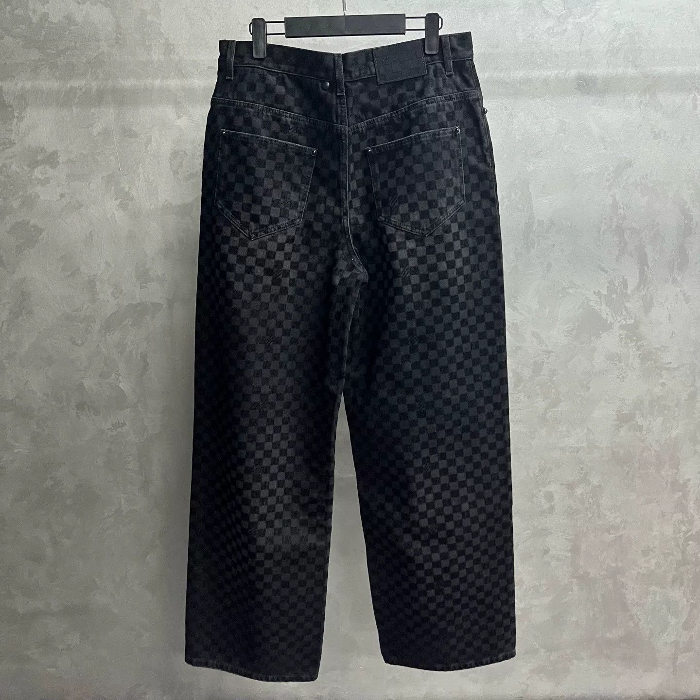 Louis Vuitton Louis Vuitton Denim Plaid Black Denim Jeans 28 Men Size US 28 / EU 44 - 2 Thumbnail