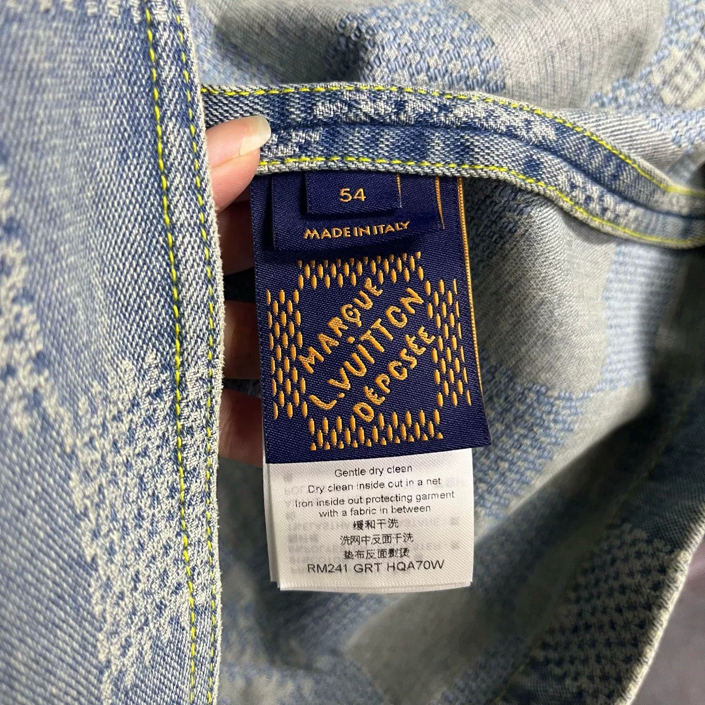 Louis Vuitton Louis Vuitton Plaid Blue Light Jacket m Men Size US M / EU 48-50 / 2 - 5 Thumbnail