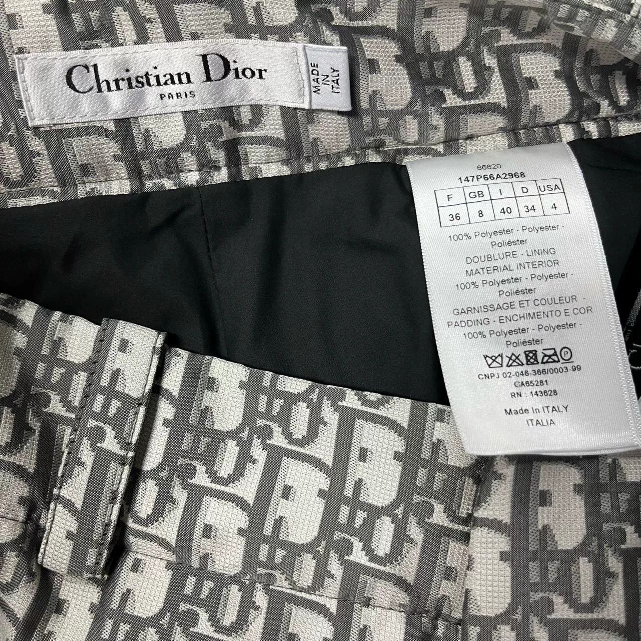Dior Dior Retro Graphic Gray Casual Pants 28 Men Size US 28 / EU 44 - 5 Thumbnail